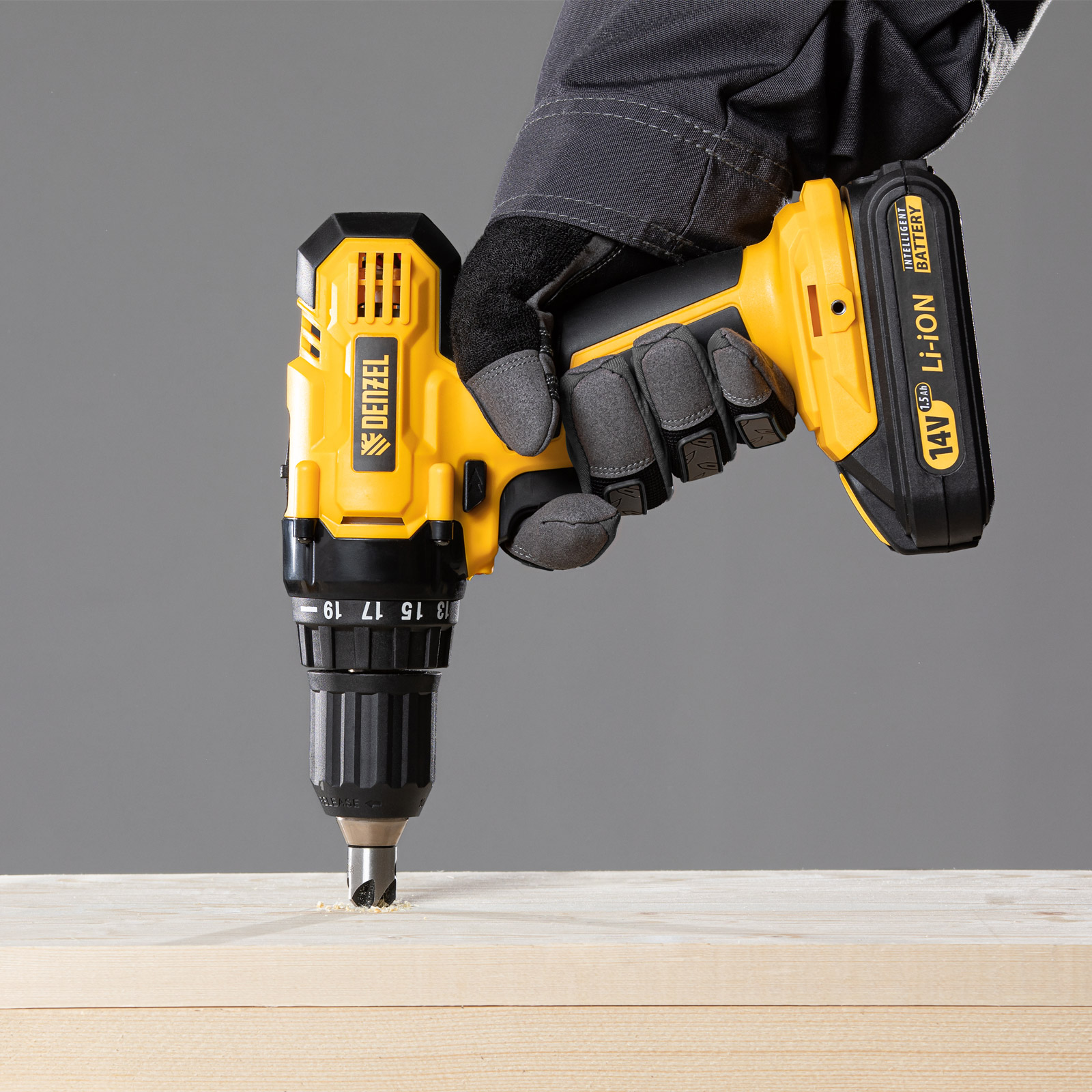 Набор сверл зенкеров по дереву, 3-10 мм, 7 шт Denzel