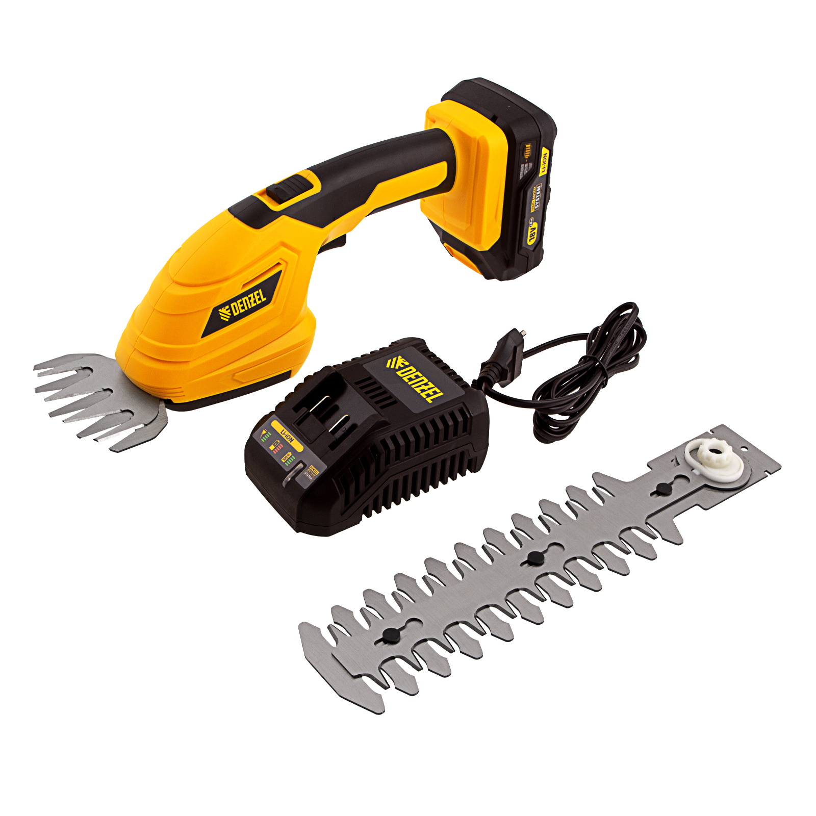 Ножницы-кусторез аккумуляторные  CGS-100, 18В Li-Ion Denzel