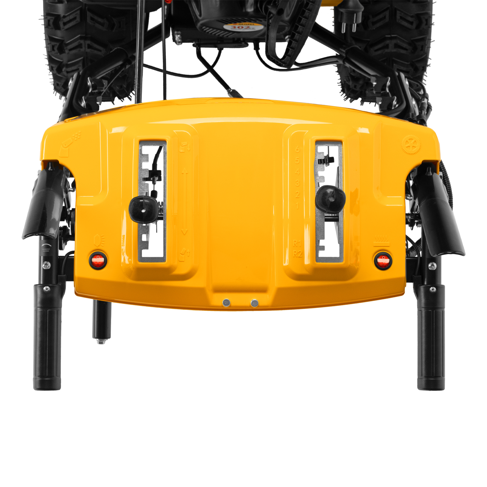 Бензиновая снегоуборочная машина SBL 711D PRO, 302cc, эл.старт, фара, обогрев, блок. дифф. Denzel