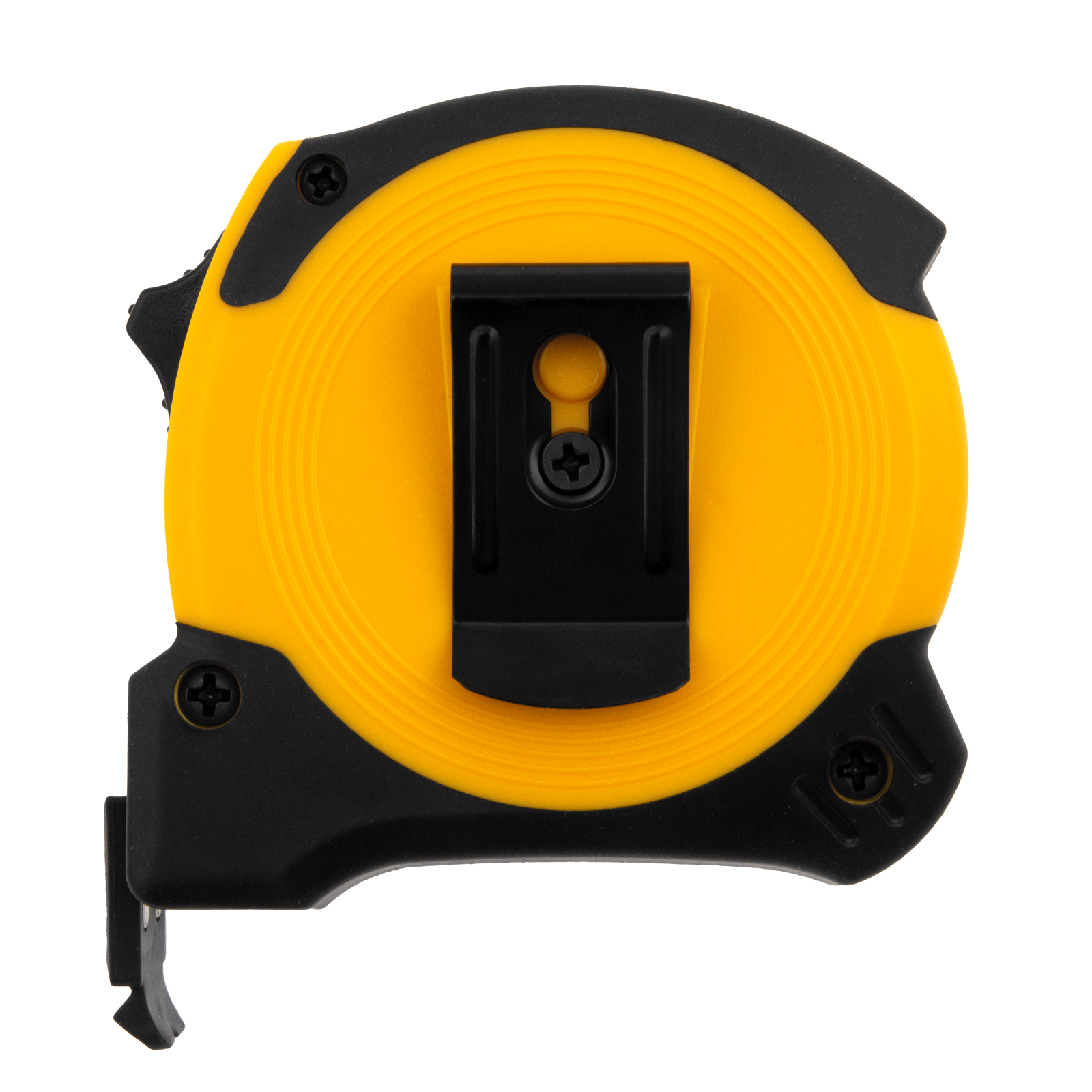 Рулетка 5м х 25мм, двухкомп. корпус, магнитный обрезиненный зацеп Denzel