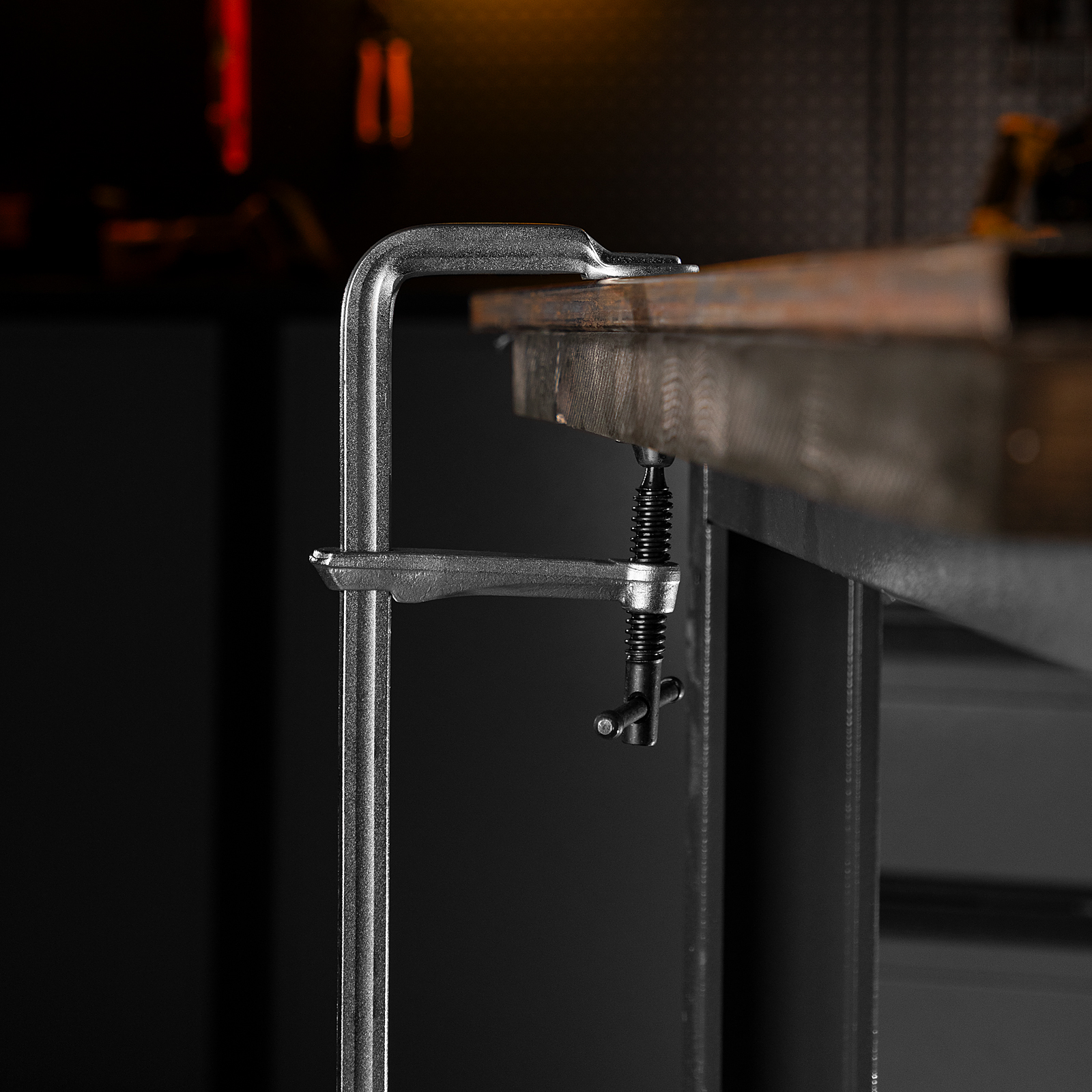 Струбцина F-образная, 120x600мм, кованая Denzel