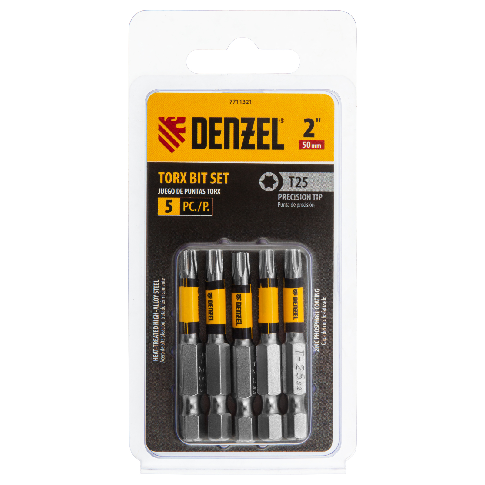 Бита T25x50, 5 шт. Denzel