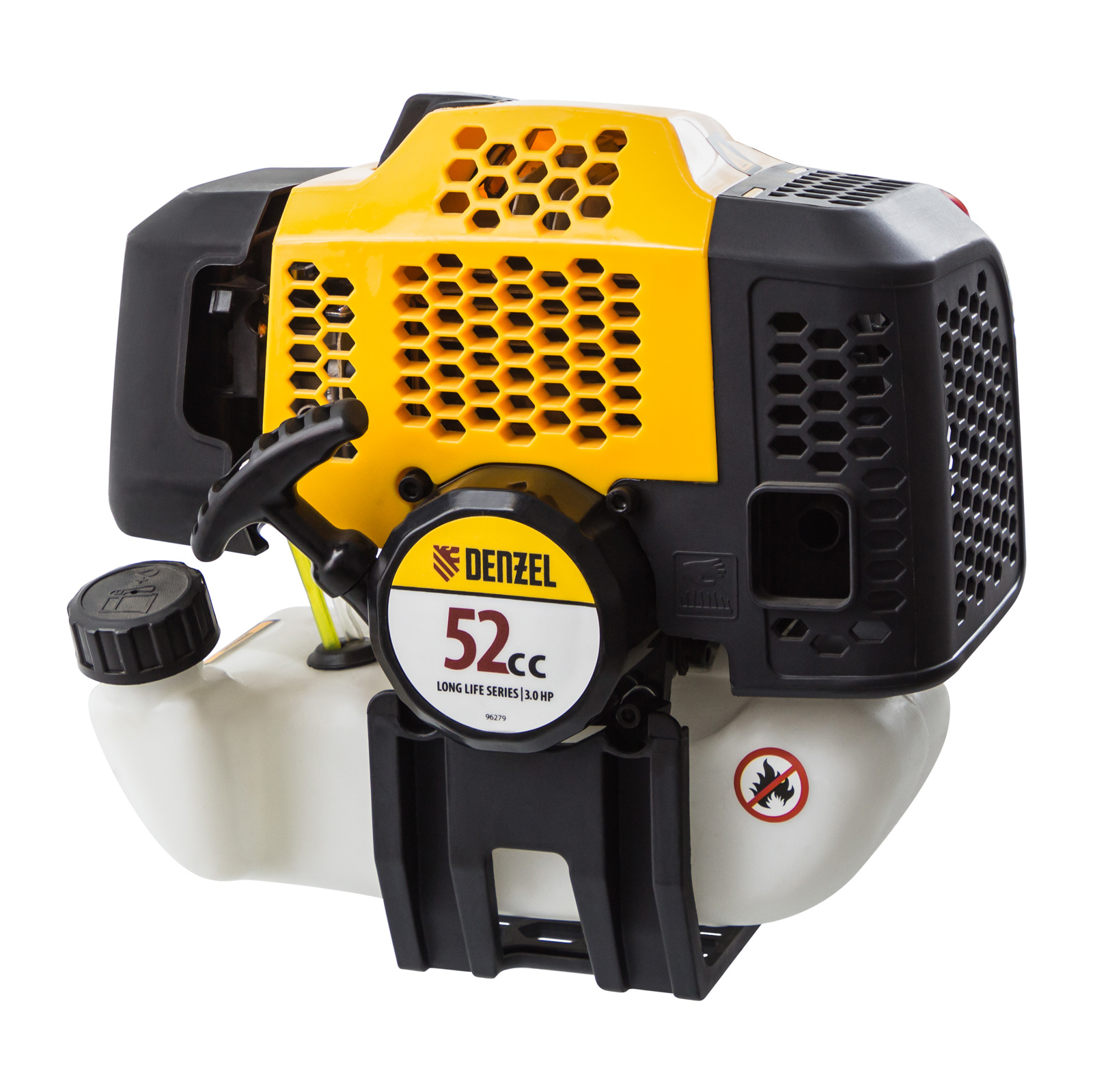 Триммер бензиновый мультифункциональный DGT-52S-MAX, 52 см3, разъемная штанга Denzel