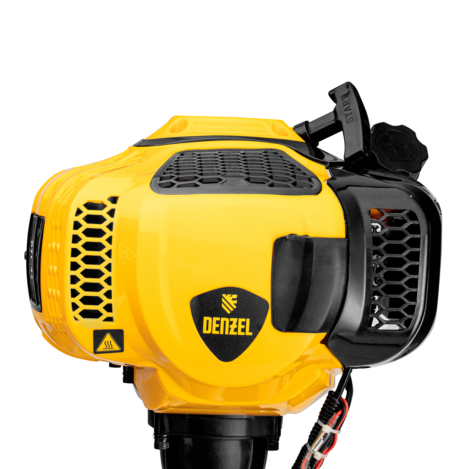 Триммер бензиновый DTL-43, 43 см3, неразъемная штанга, состоит из 2 частей Denzel