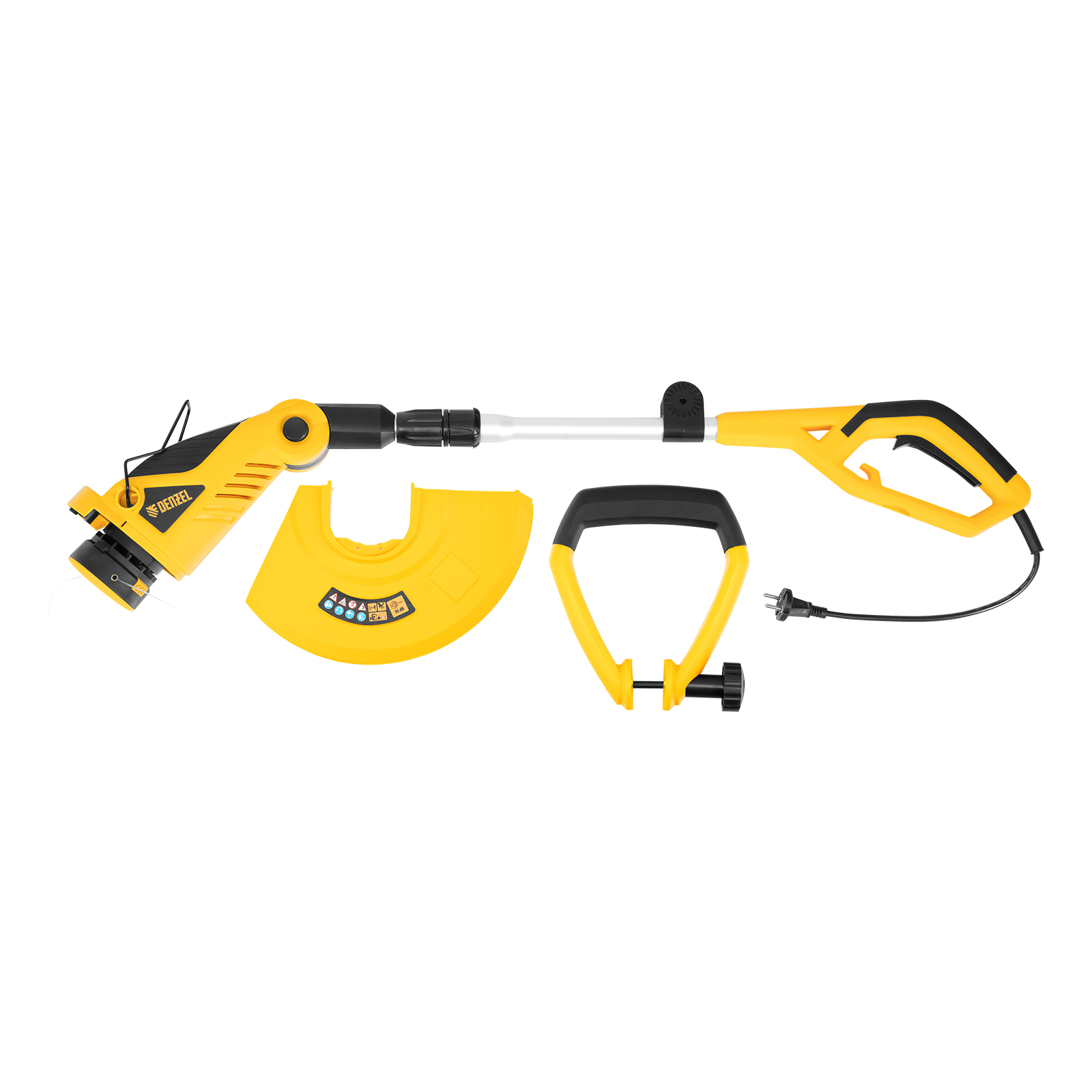 Триммер электрический TE-650, 650Вт,330мм,катушка автомат,телескоп.штанга,регул. углы накл. Denzel