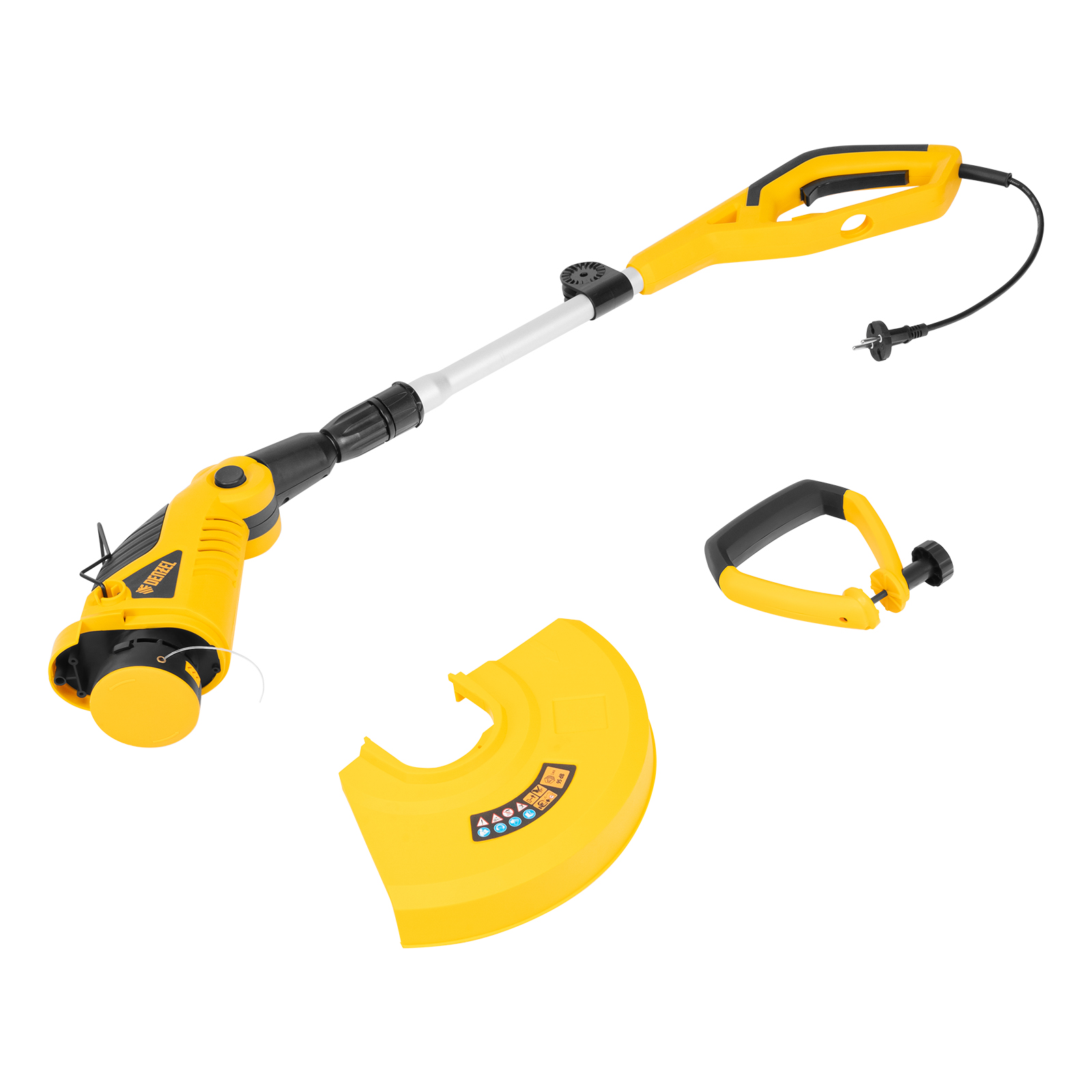 Триммер электрический TE-650, 650Вт,330мм,катушка автомат,телескоп.штанга,регул. углы накл. Denzel