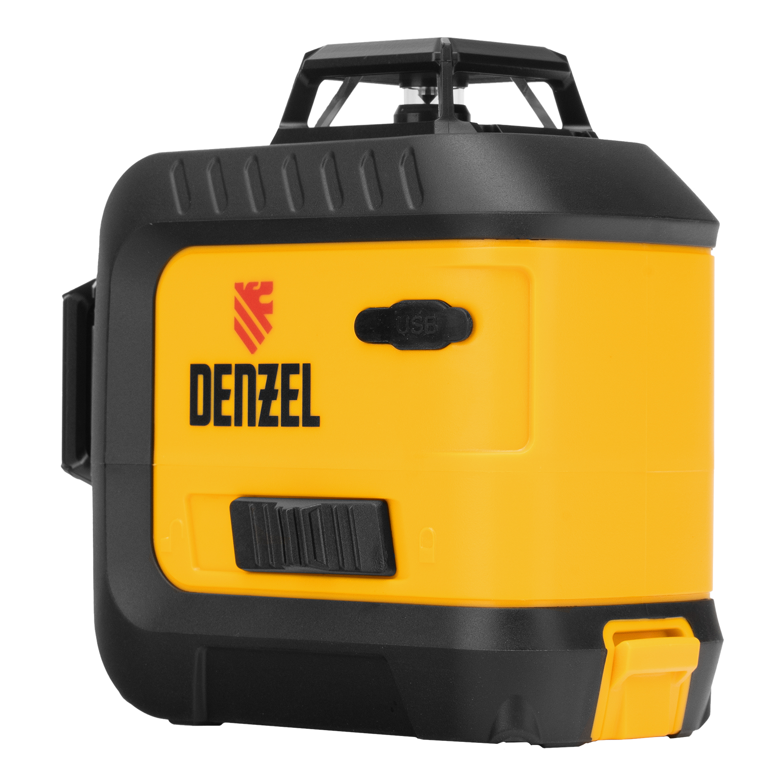 Лазерный уровень мультипризм. LXI 360-3 Green, 30 м, 520 Нм, акк. Li 2800 mAh, резьба 1/4" Denzel