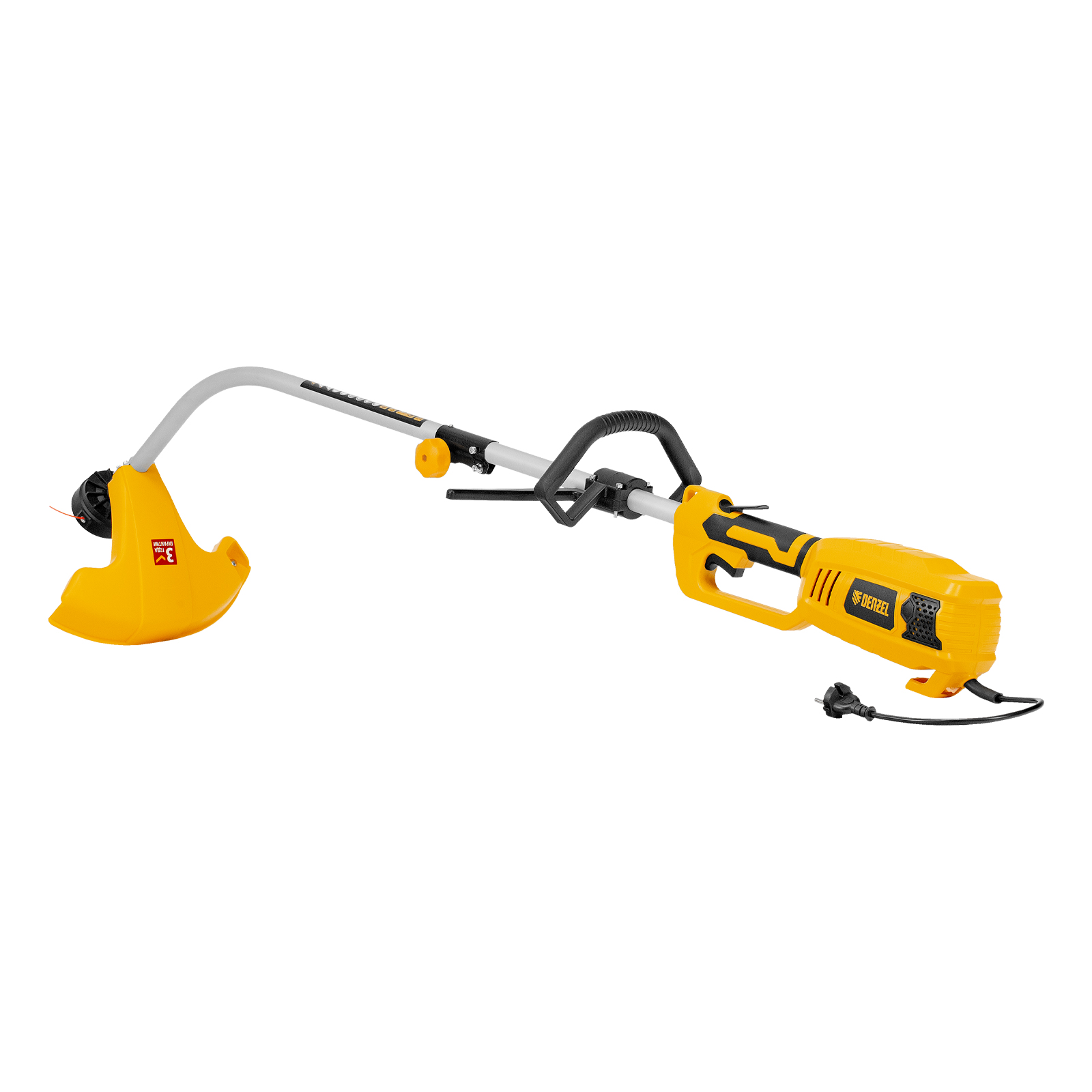 Триммер электрический TE-1100, 1100 Вт, 380 мм, катушка, разборная штанга Denzel