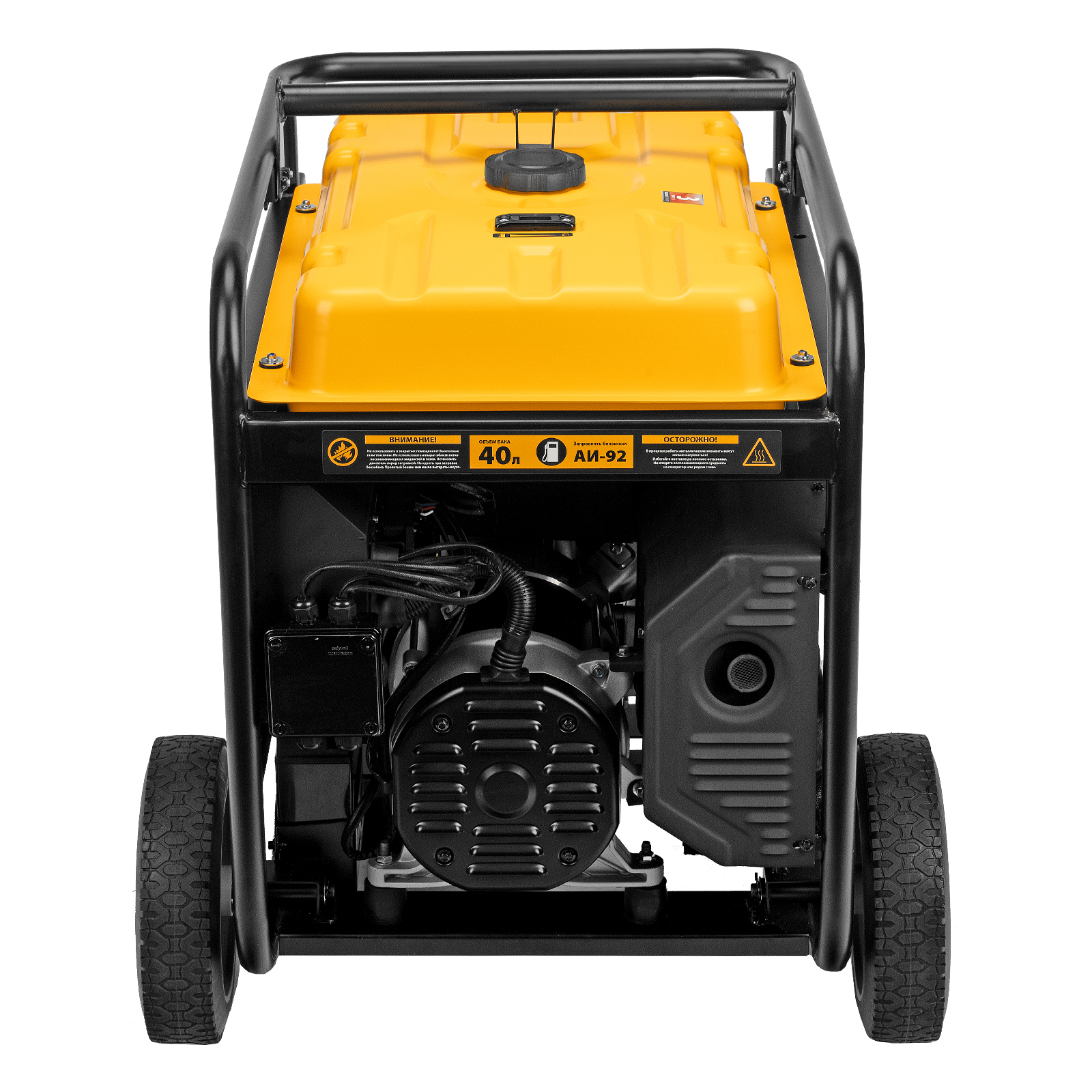 Генератор бензиновый PS-120EAD-3, 12 кВт,230/400 В, 40л, разъем ATS,перекл.режима,эл.старт Denzel