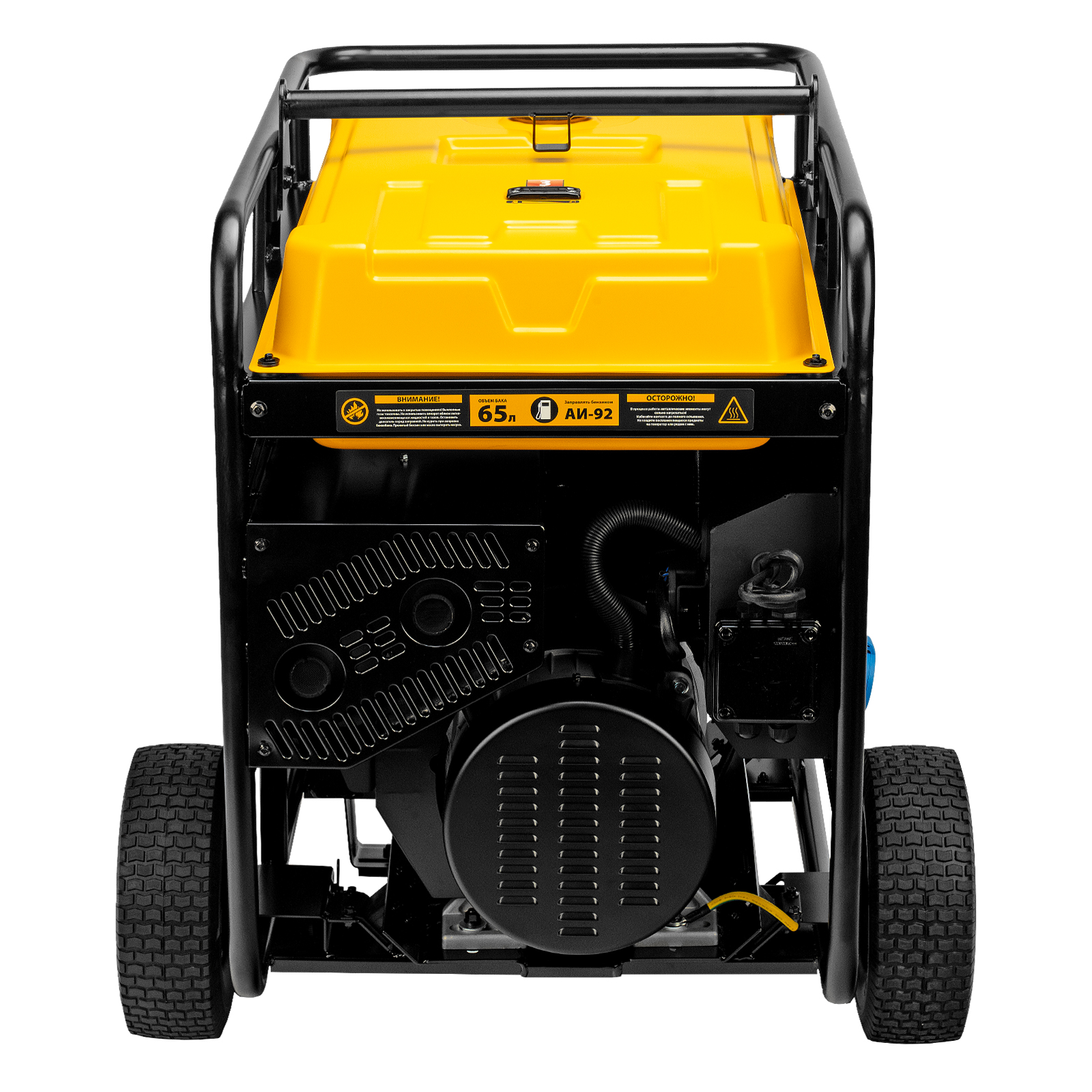 Генератор бензиновый PS-180EAD-3, 18 кВт,230/400 В, 65л, разъем ATS,перекл.режима,эл.старт Denzel