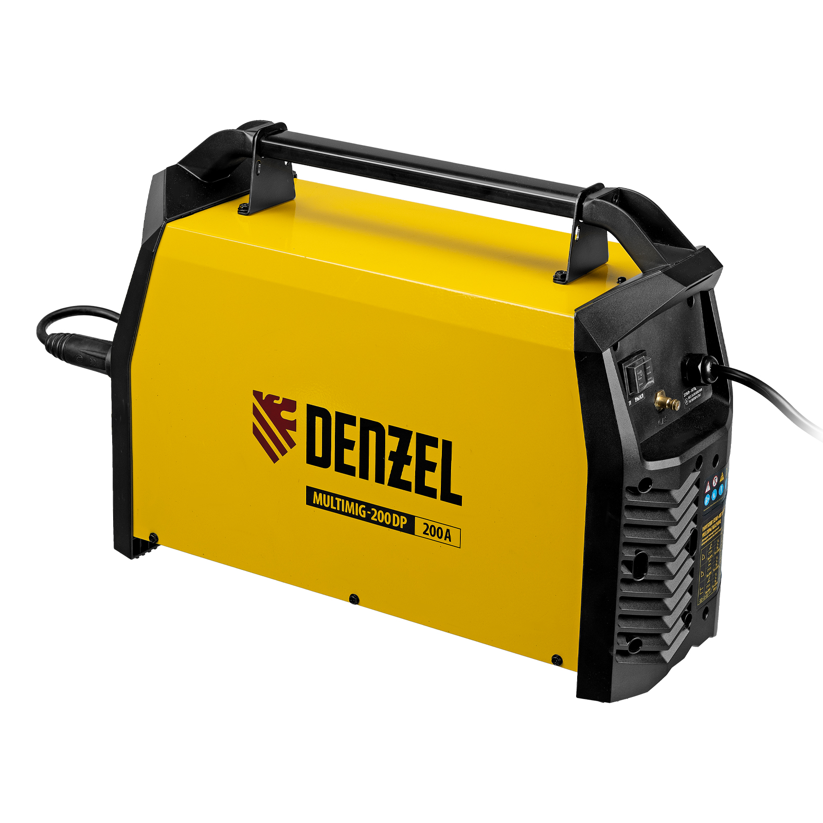 Аппарат инвертор. полуавтомат. сварки MultiMIG-200DP Synergy Double Pulse, 200 А, ПВ 80% Denzel