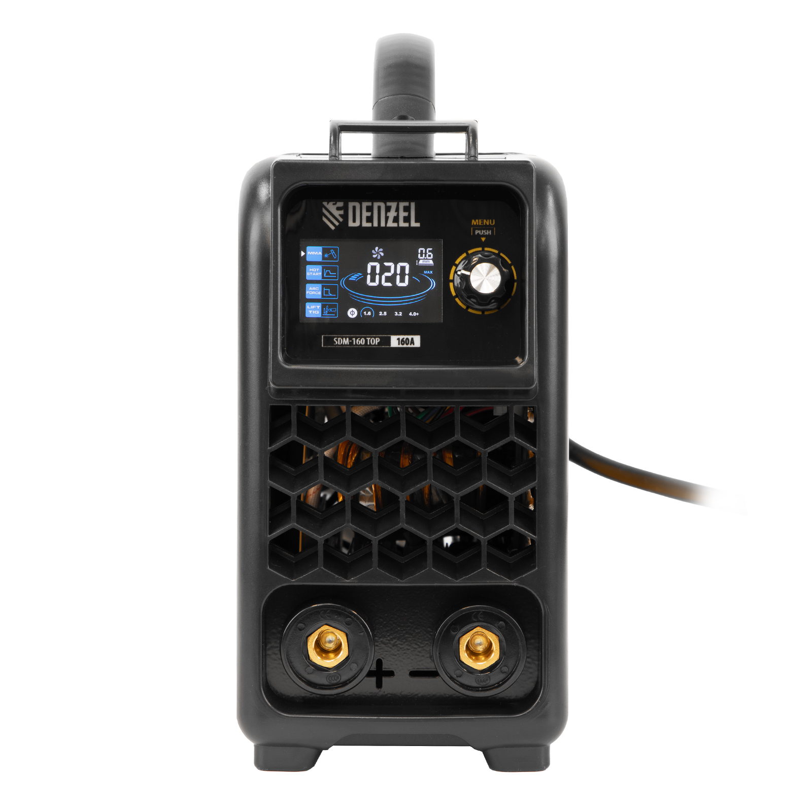 Аппарат инвертор. дуговой сварки SDM-160 Top, 160 А, ПВ 80% Denzel