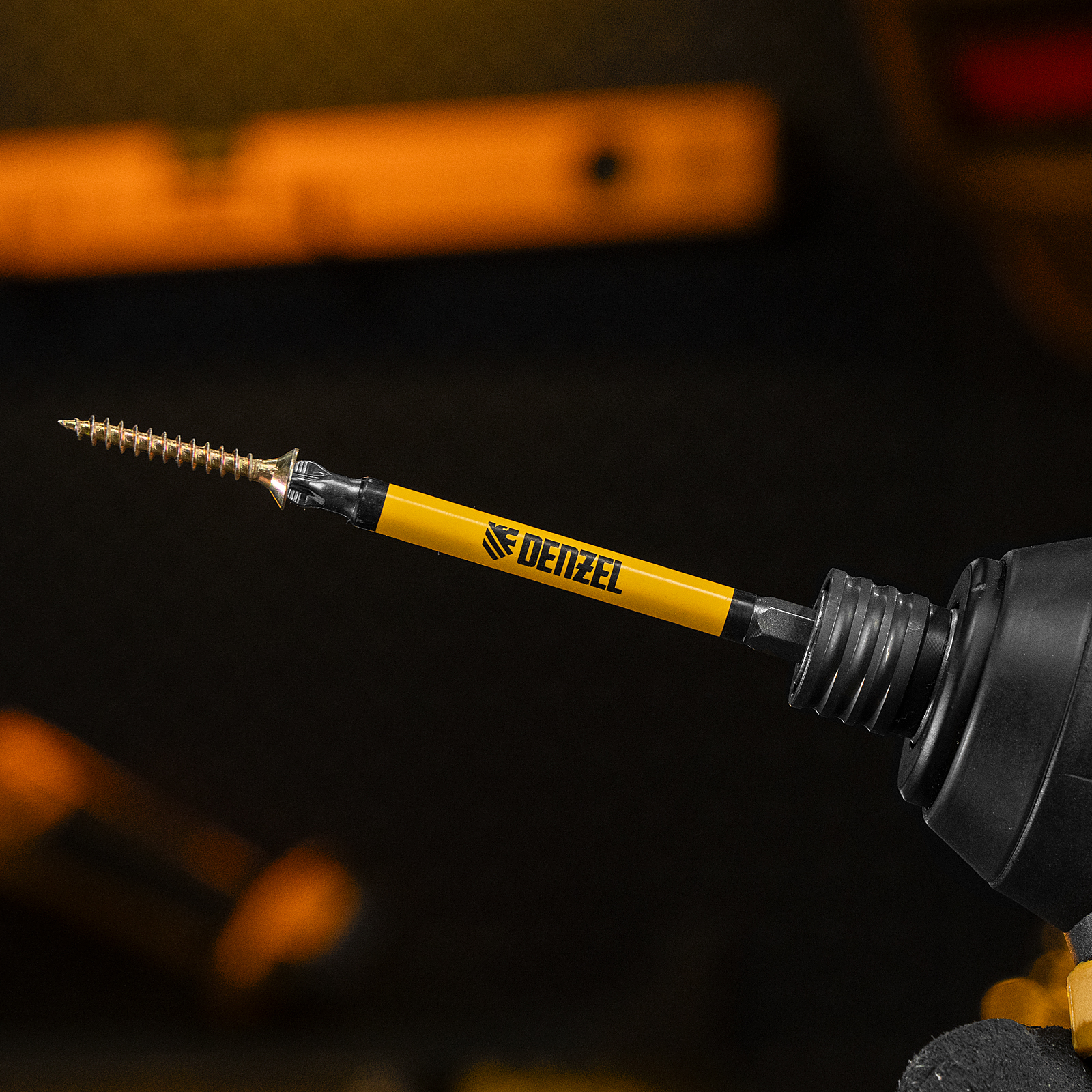 Бита PZ2х90, сталь S2, цилиндр., 10 шт. Е 6,3 Denzel