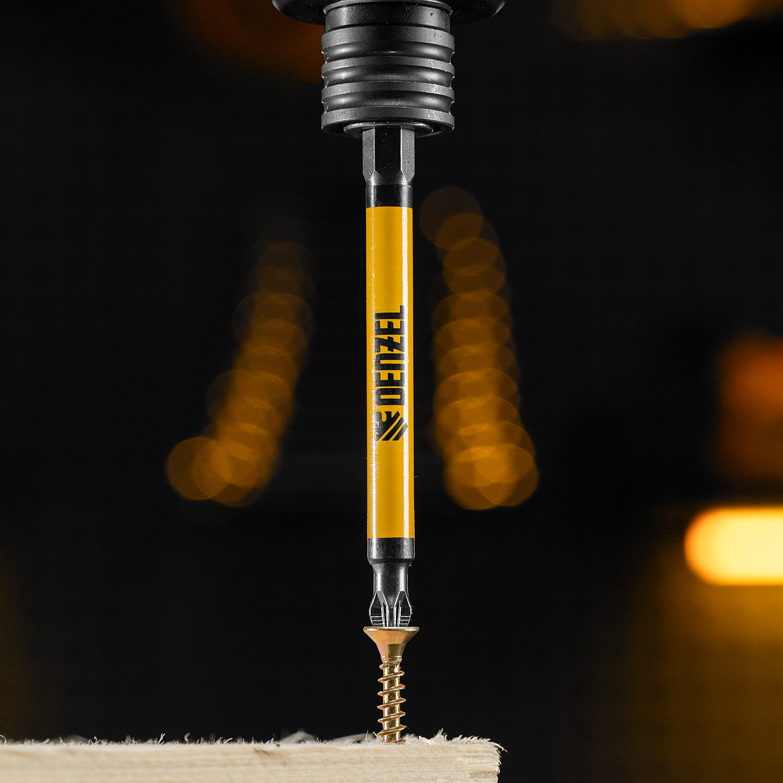 Бита PZ2х90, сталь S2, цилиндр., 10 шт. Е 6,3 Denzel