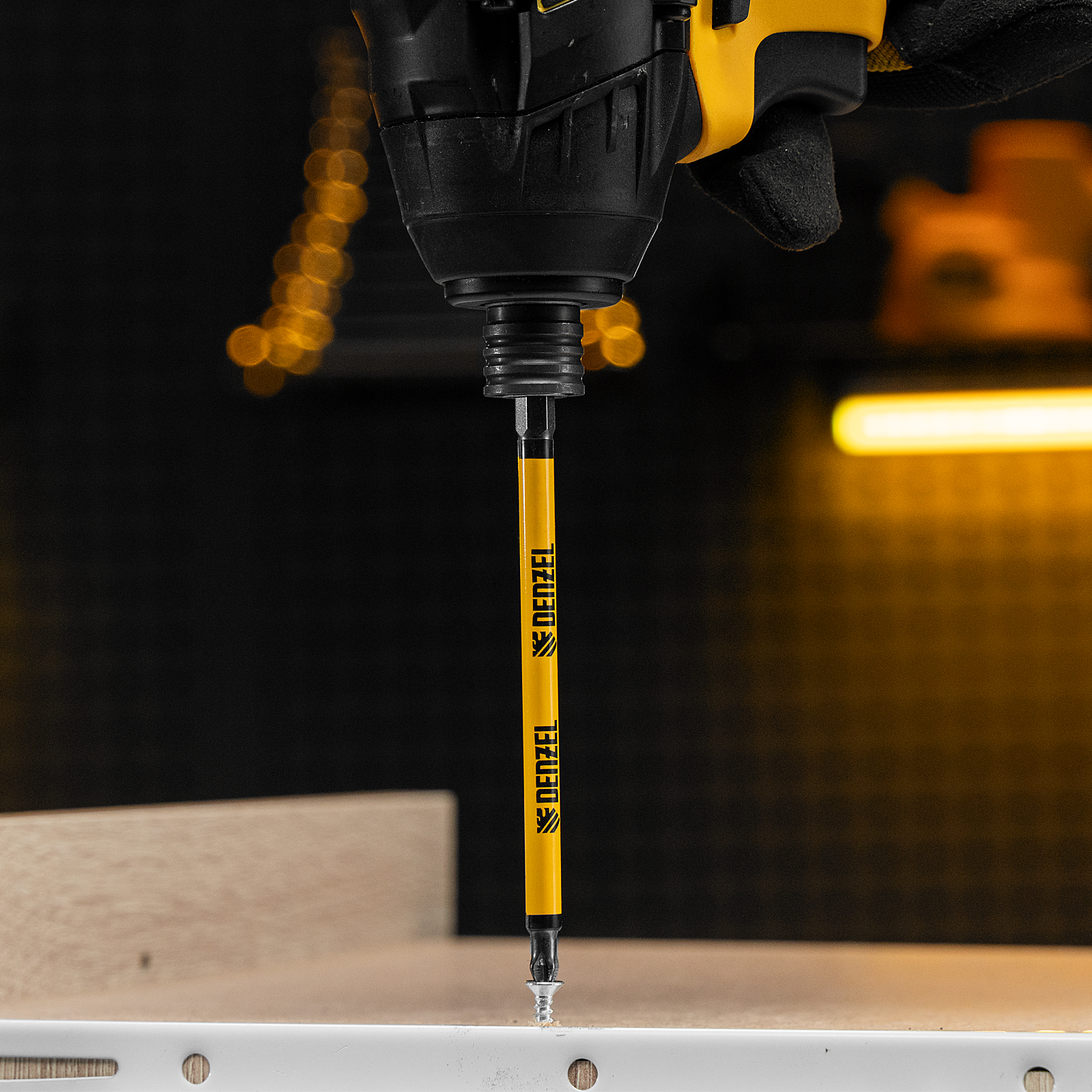 Бита PH2х127, сталь S2, цилиндр., 5шт. Е 6,3 Denzel