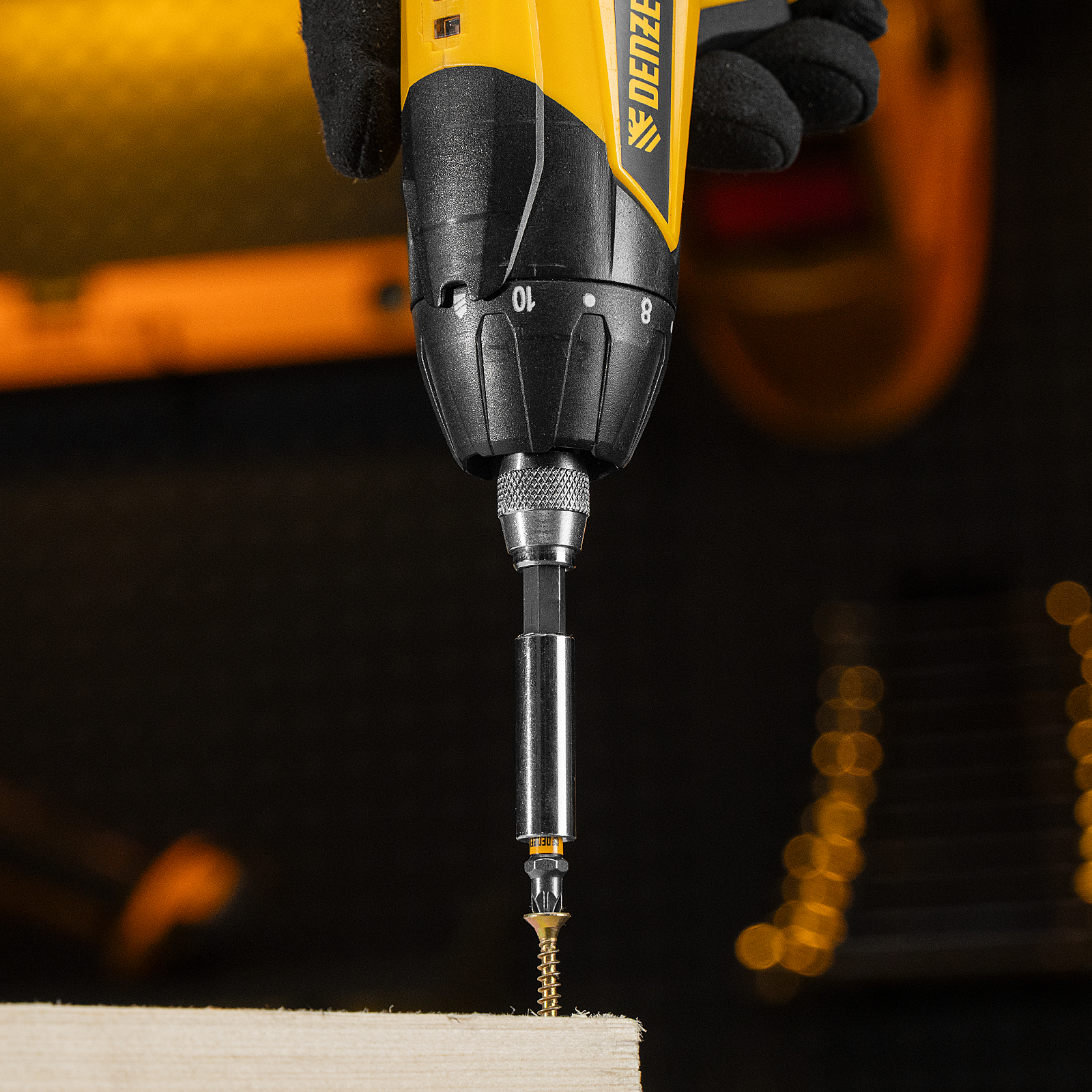 Бита PZ1х25, сталь S2, шестигранный профиль, 10 шт. Е 6,3 Denzel