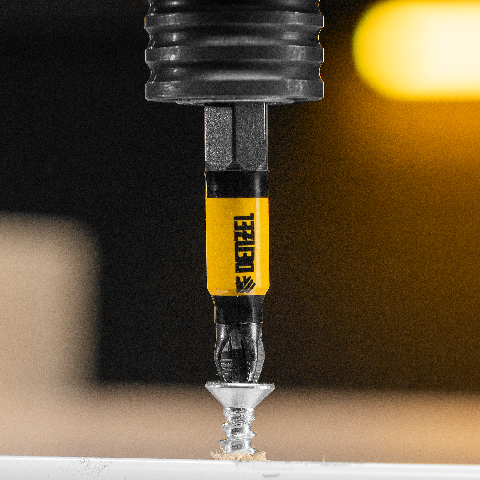 Бита PH2х50, сталь легированная S2, 10 шт., круглый профиль, отрывная упаковка, Е 6,3 Denzel