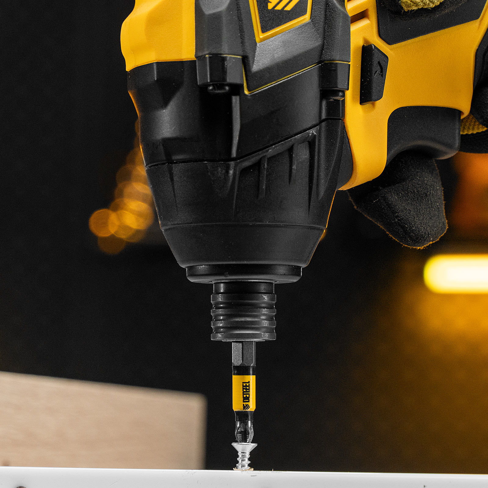 Бита PH2х50, сталь легированная S2, 10 шт., круглый профиль, отрывная упаковка, Е 6,3 Denzel