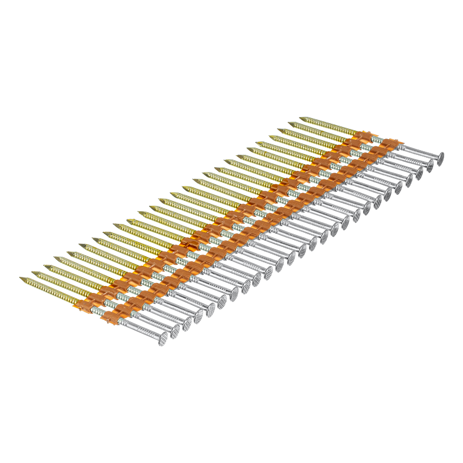 Гвозди для пнев. нейлера (оцинк.) длина - 75 мм, диам. - 3,05 мм, 2000 шт. Denzel