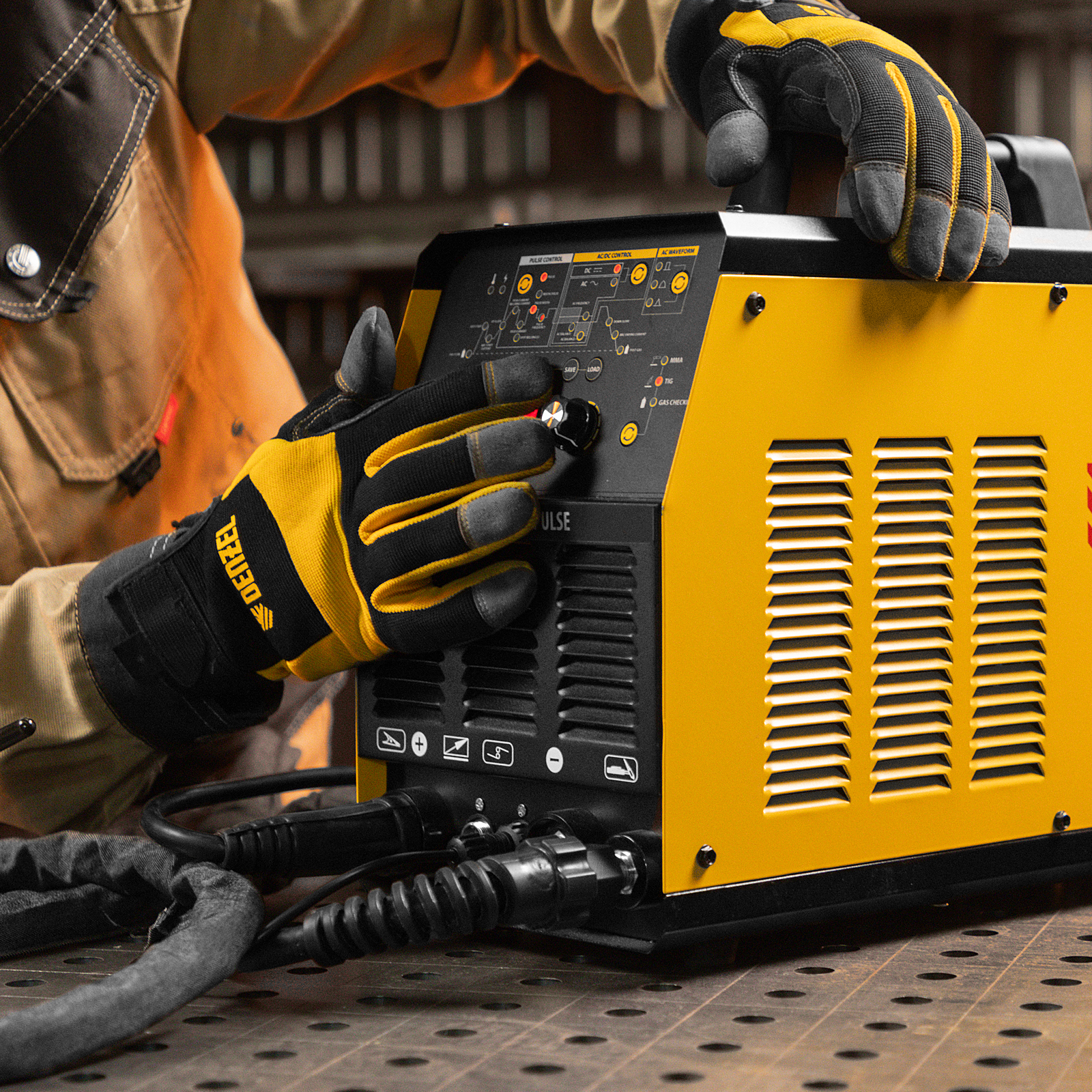 Аппарат инвертор. аргонодуговой сварки ITIG-200 ACDC Mix Pulse, 200 А, ПВ 60% Denzel