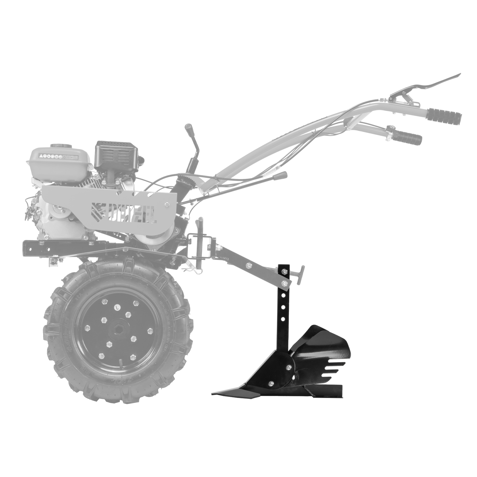 Окучник 1-рядный для мотоблока, без сцепки Denzel