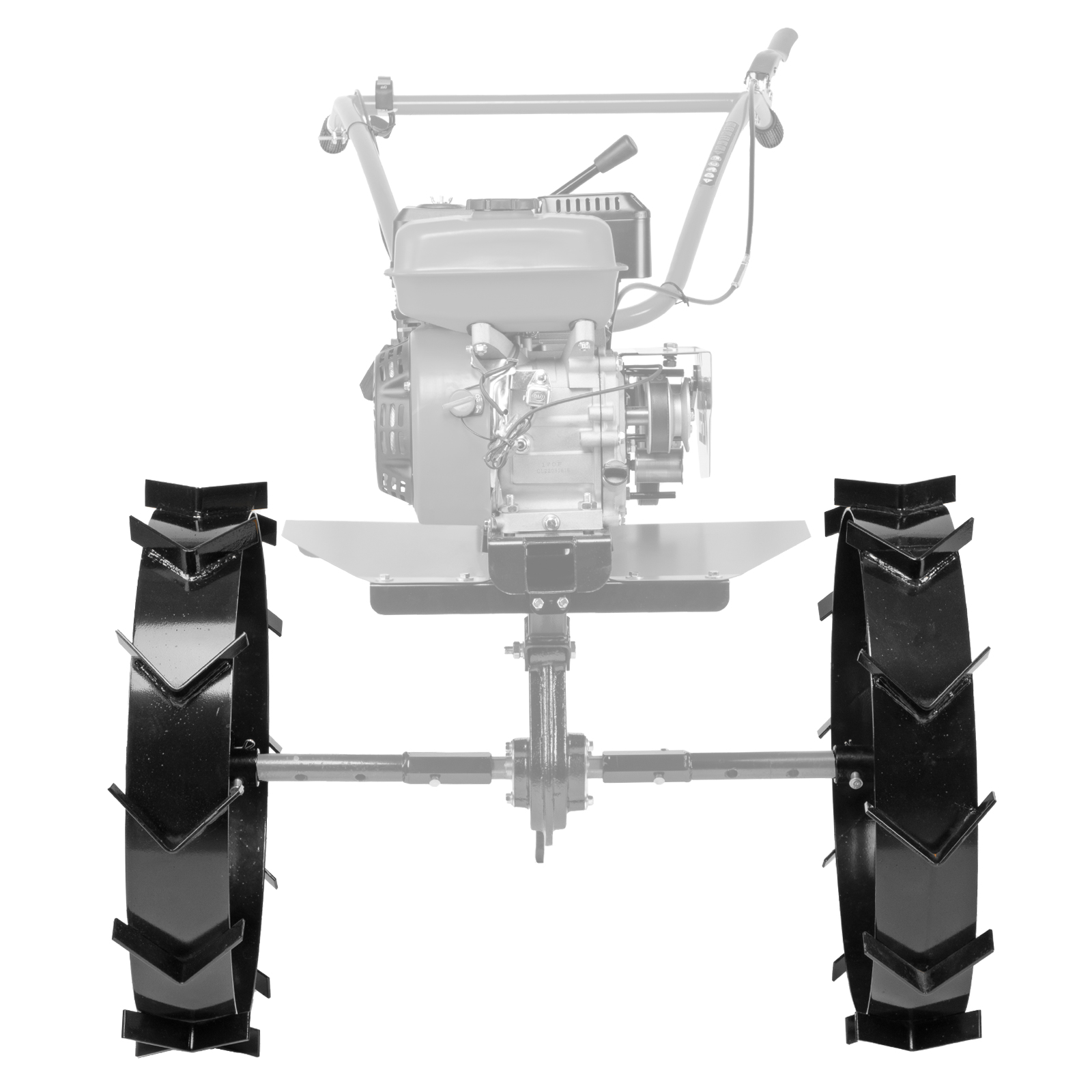 Грунтозацепы 600/130 мм, посадка круг 30 мм, комплект 2 шт Denzel