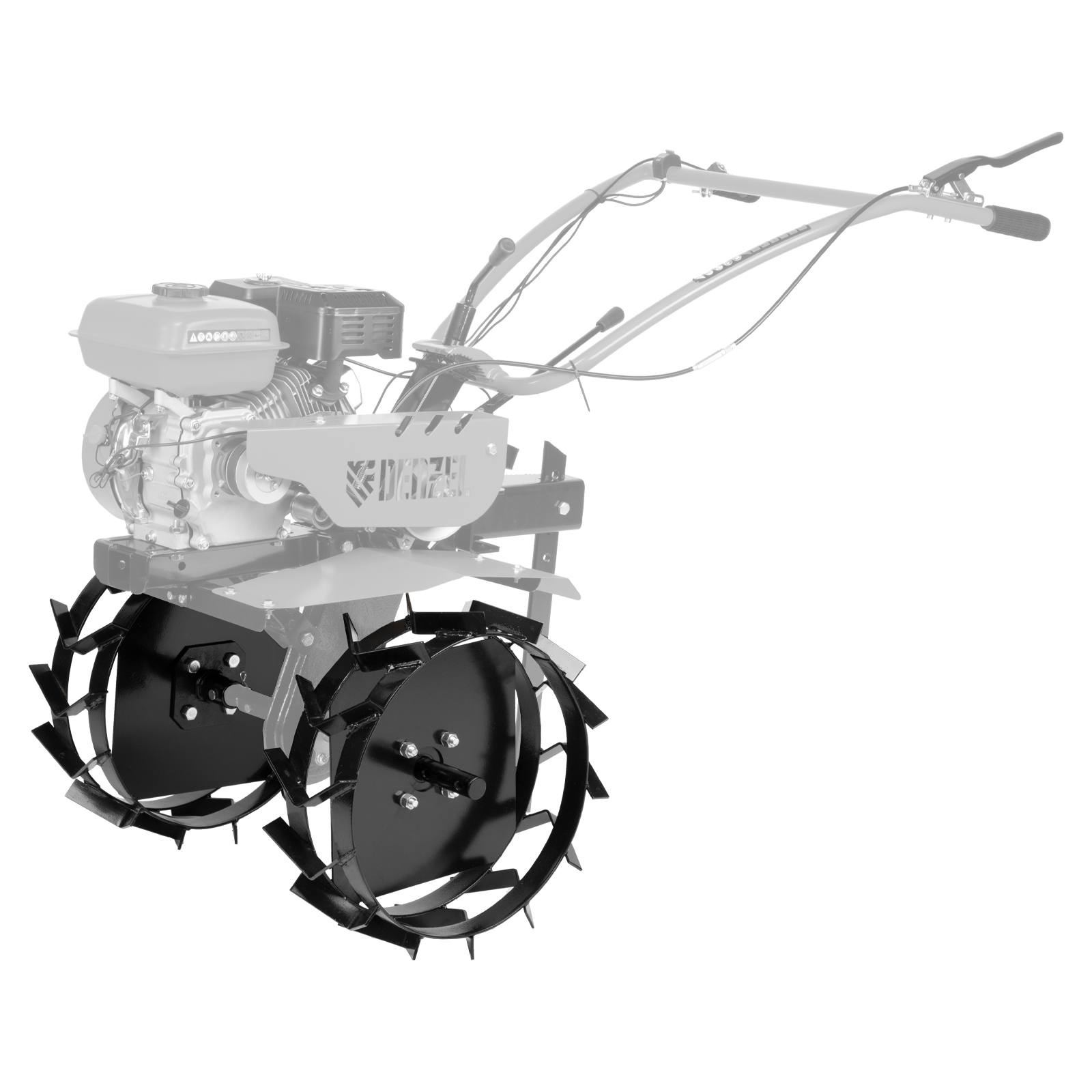 Грунтозацепы 460/160 мм, посадка круг 30 мм, комплект 2 шт Denzel