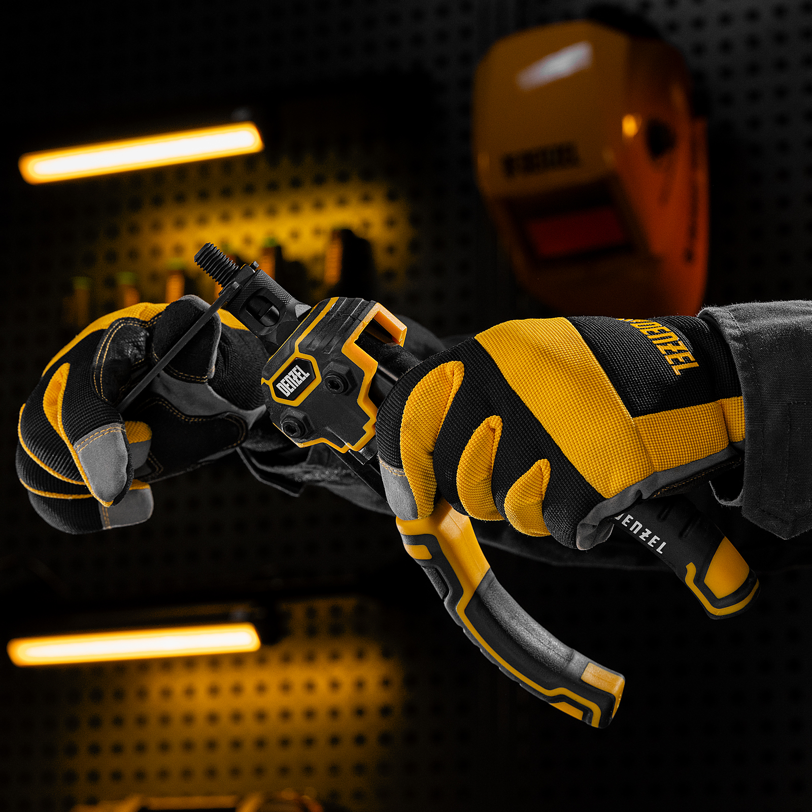 Заклепочник для резьбовых заклепок, двуручный, заклепки М3, М4, М5, М6, М8, М10, M12 Denzel