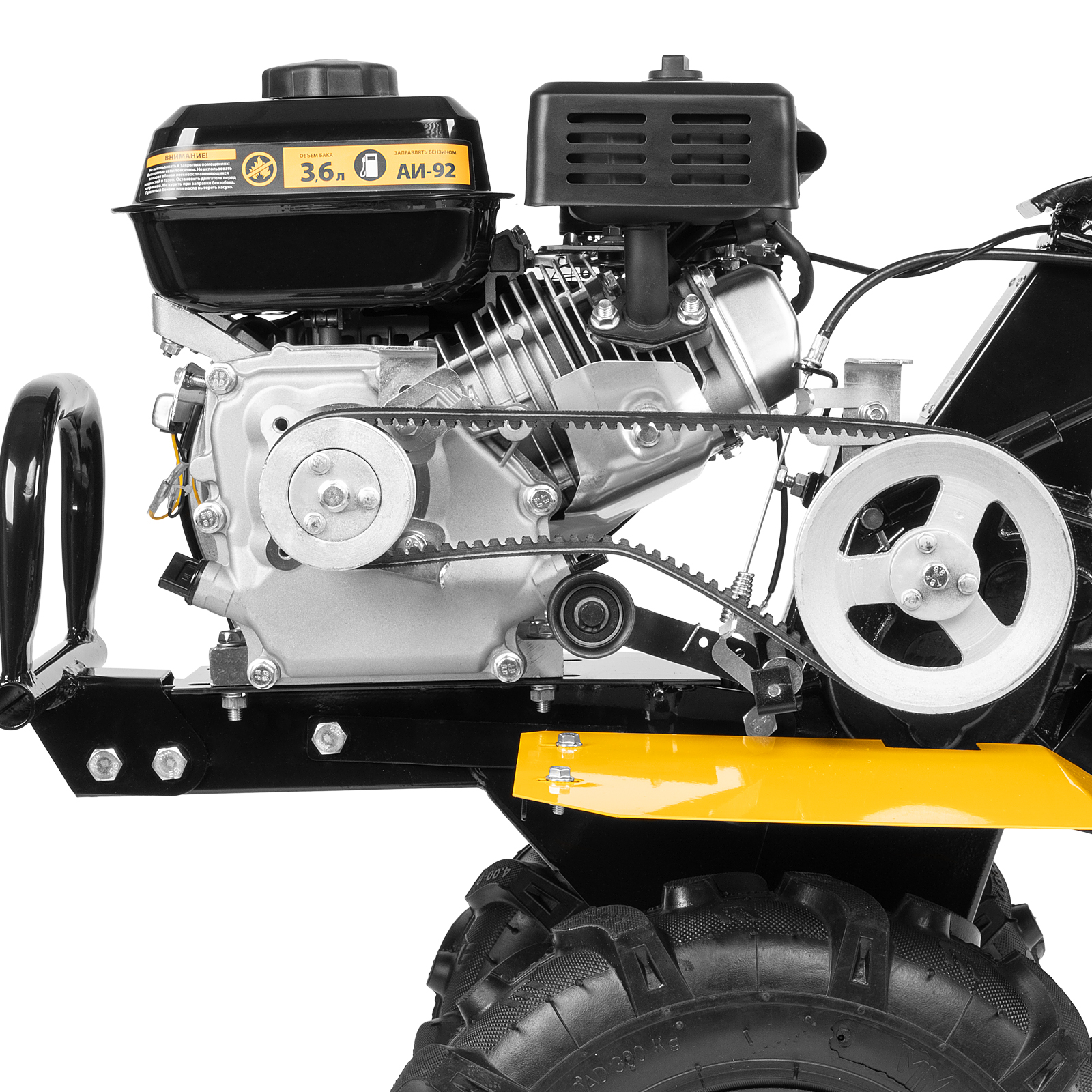 Мотоблок DPT-270, 7 л.с., ремен.сцеп, шир 85 см, глуб 35 см,фрез 3х4,ШОМ,скор 2В/1Н,кол 8" Denzel