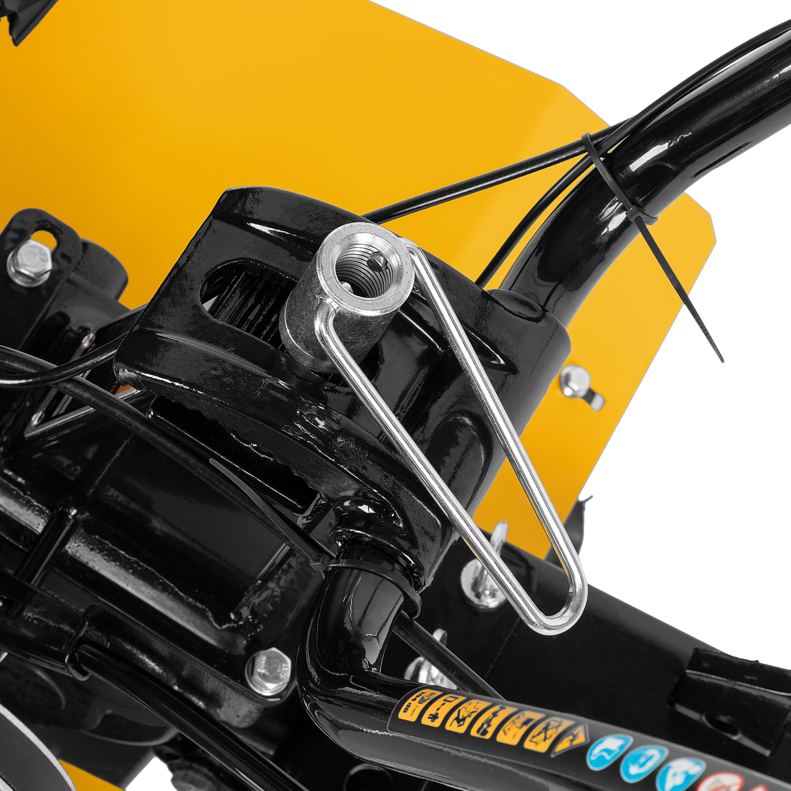 Мотоблок DPT-270, 7 л.с., ремен.сцеп, шир 85 см, глуб 35 см,фрез 3х4,ШОМ,скор 2В/1Н,кол 8" Denzel