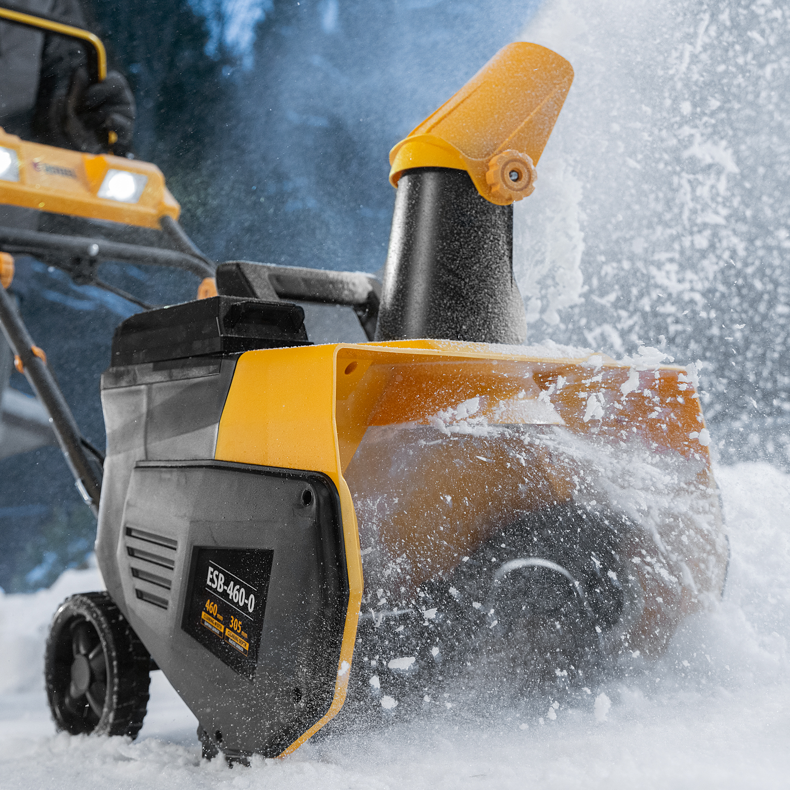 Снегоуборочная машина аккумуляторная, ESB-460-0, Li-Ion, 36В Denzel