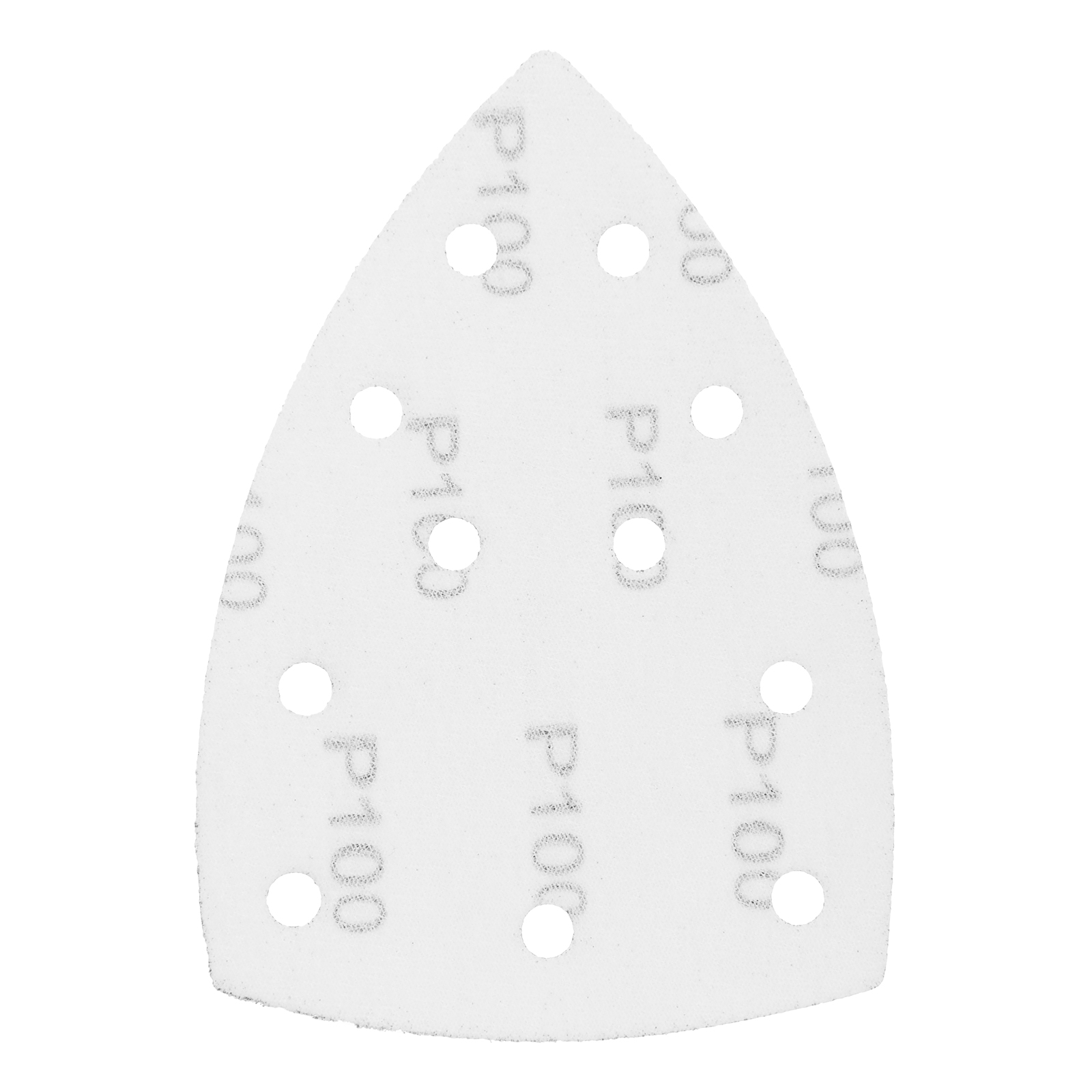 Треугольник абразивный на ворc. подложке под "липучку", перф., P 100, 150х150х100 мм, 5 шт. Denzel