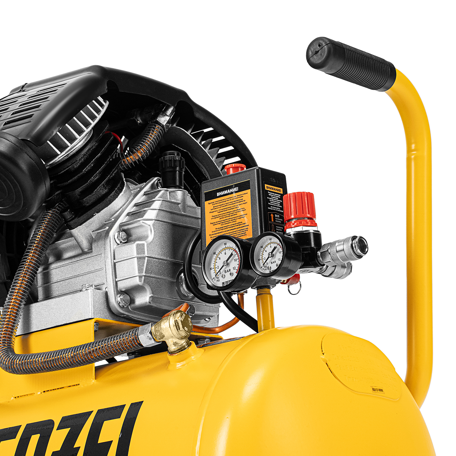 Компрессор воздушный прям. привод DCV1800/50, 1,8 кВт, 50 литров, 320 л/мин Denzel