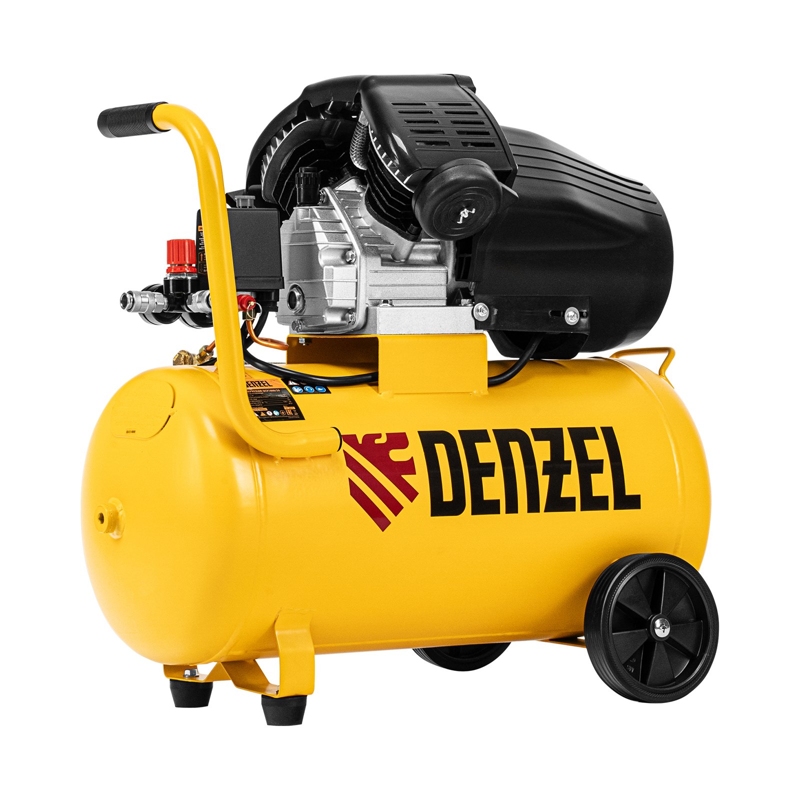 Компрессор воздушный прям. привод DCV1800/50, 1,8 кВт, 50 литров, 320 л/мин Denzel