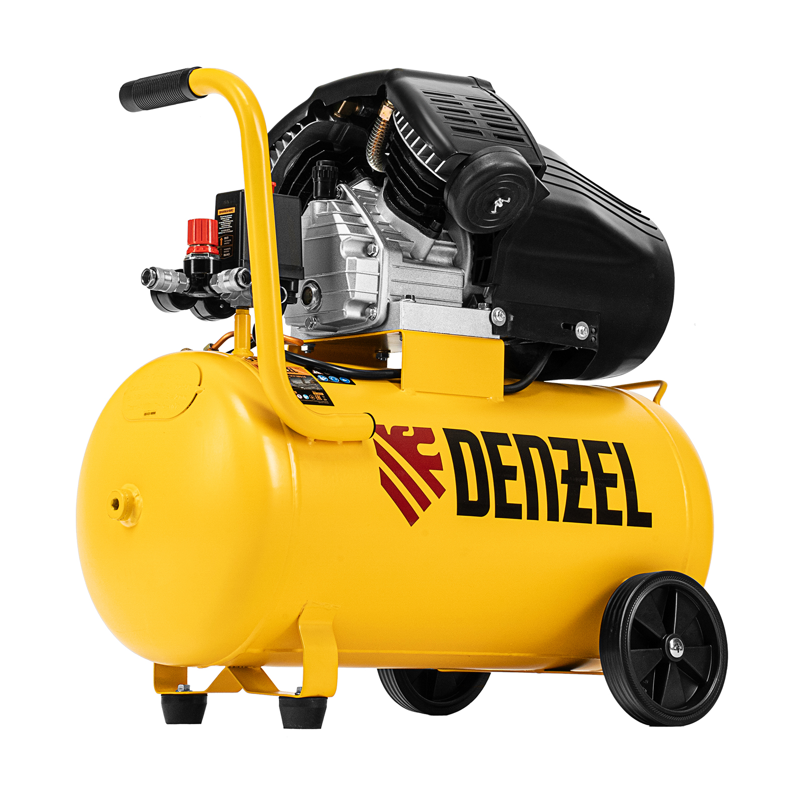 Компрессор воздушный прям. привод DCV1800/50, 1,8 кВт, 50 литров, 320 л/мин Denzel