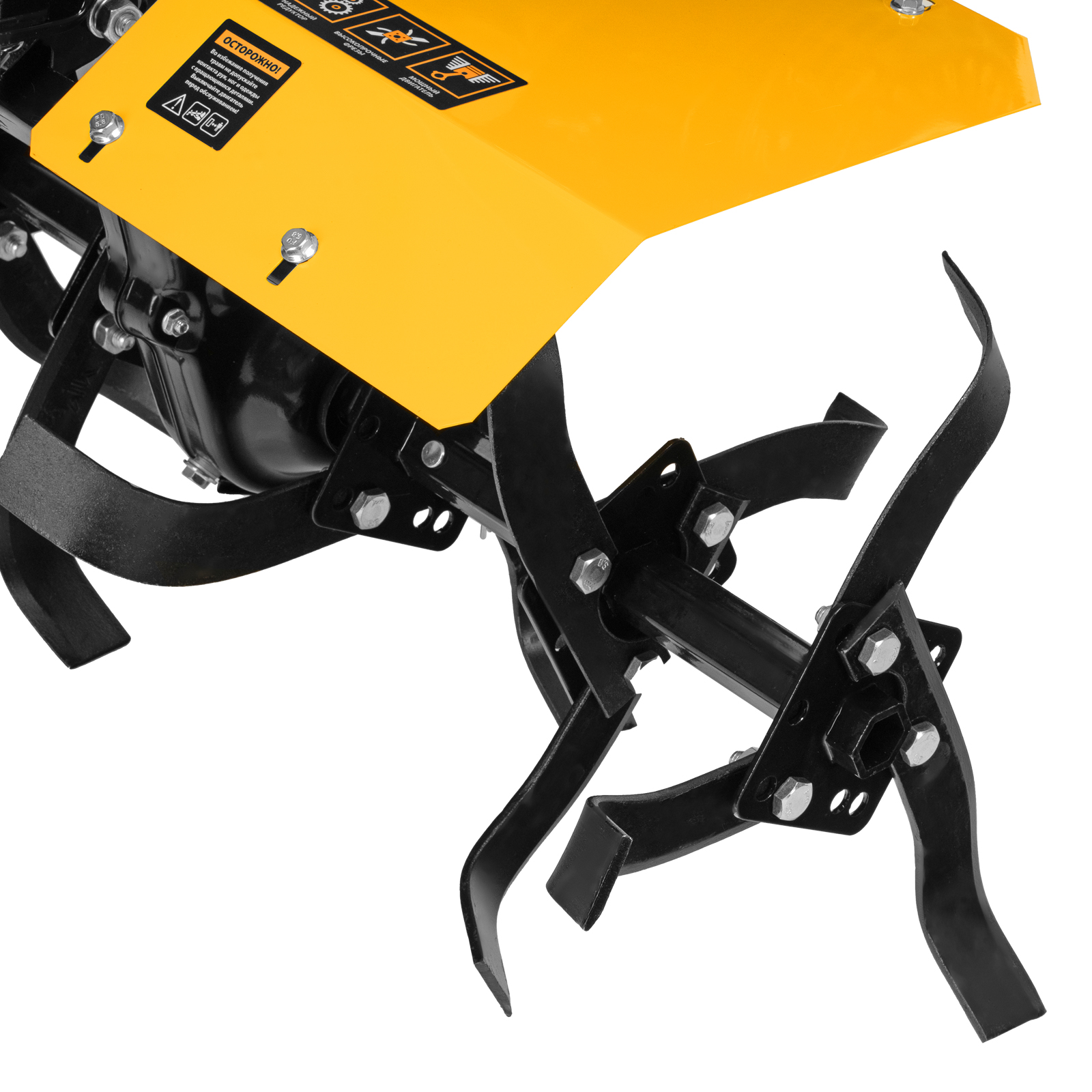 Мотоблок DPT-170, 7 л.с., ремен.сцеп, шир 85 см, глуб 35 см,фрез 3х3,ШОМ,скор 2В/1Н,кол 8" Denzel