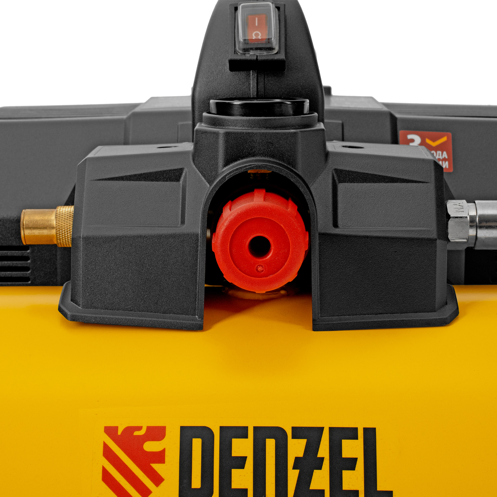 Компрессор  DLS750/6 безмасляный малошумный 750 Вт, 140 л/мин,ресивер 6 л Denzel