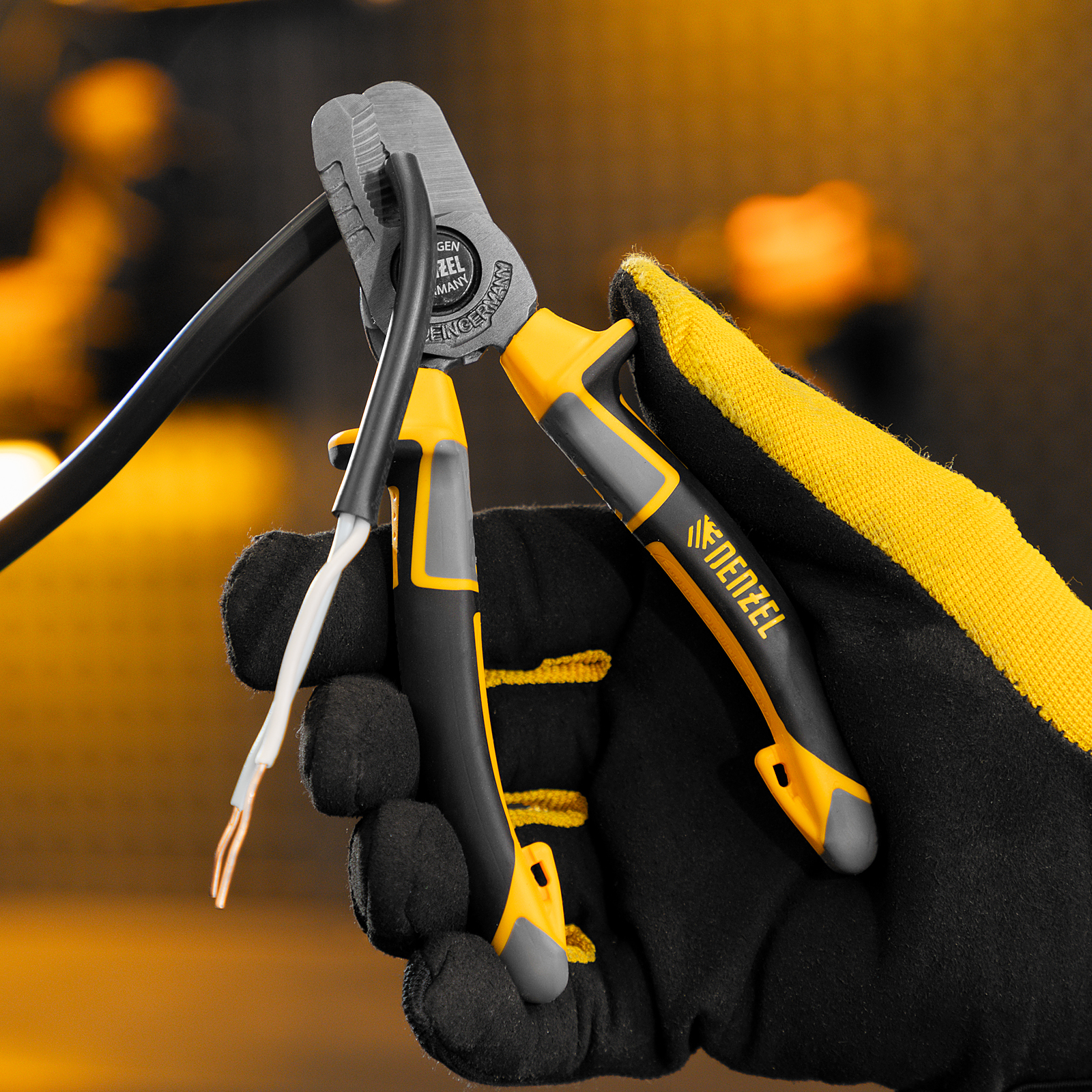 Кабелерез 160 мм, трехкомпонентные рукоятки Denzel