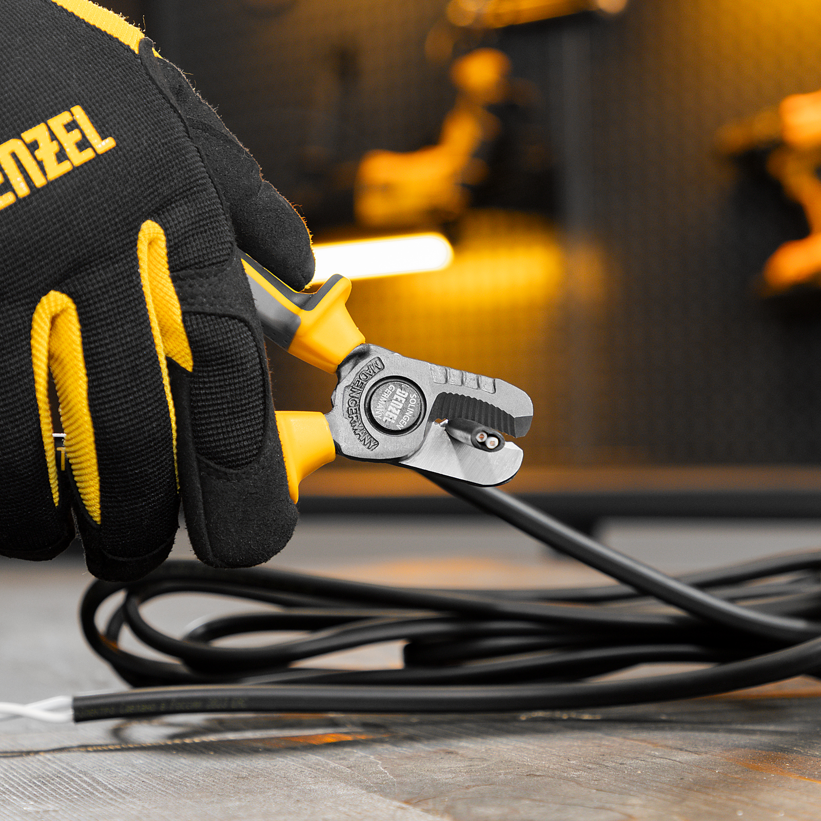 Кабелерез 160 мм, трехкомпонентные рукоятки Denzel