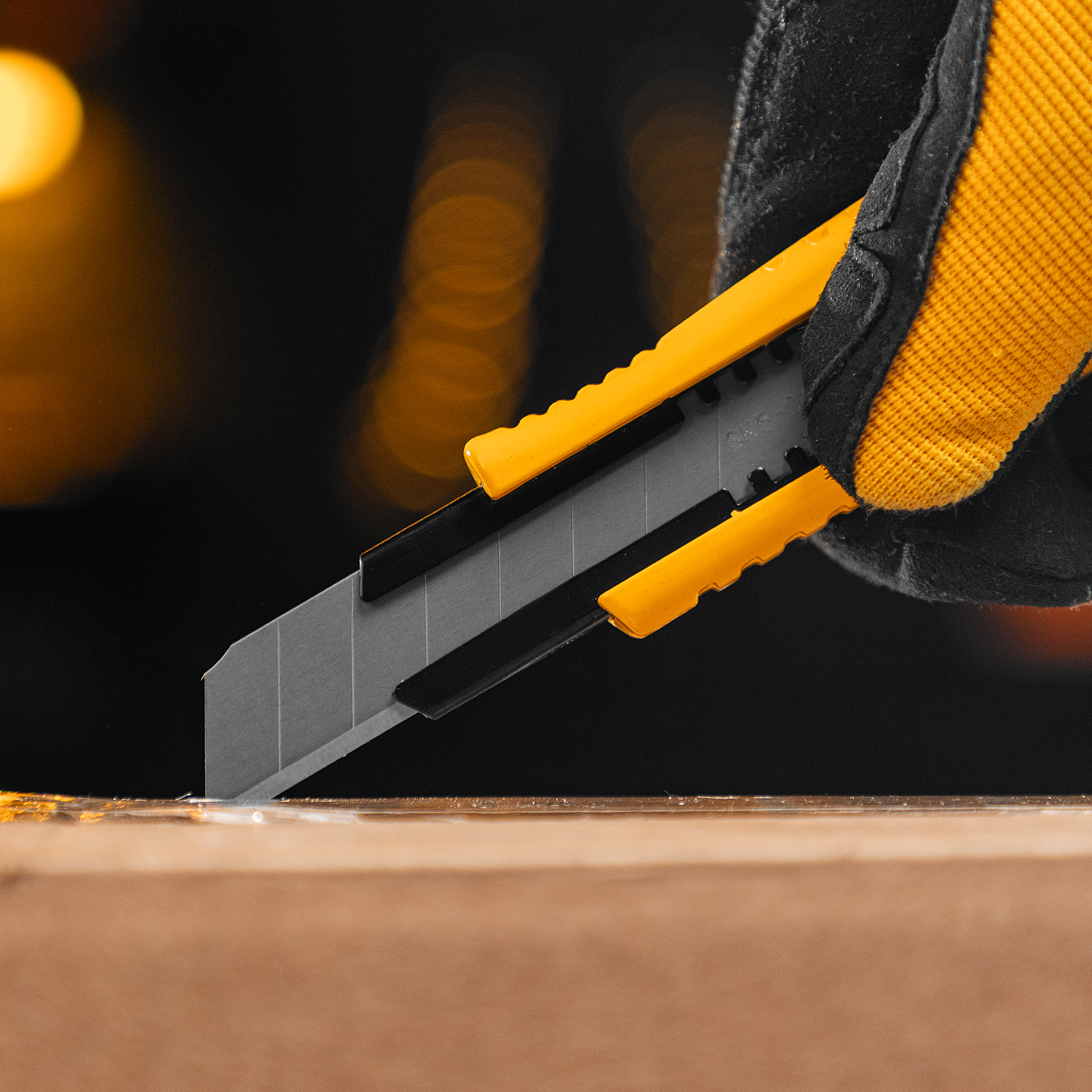 Лезвия, 18 мм, сталь SK5 - 0,5 мм, 10 штук Denzel