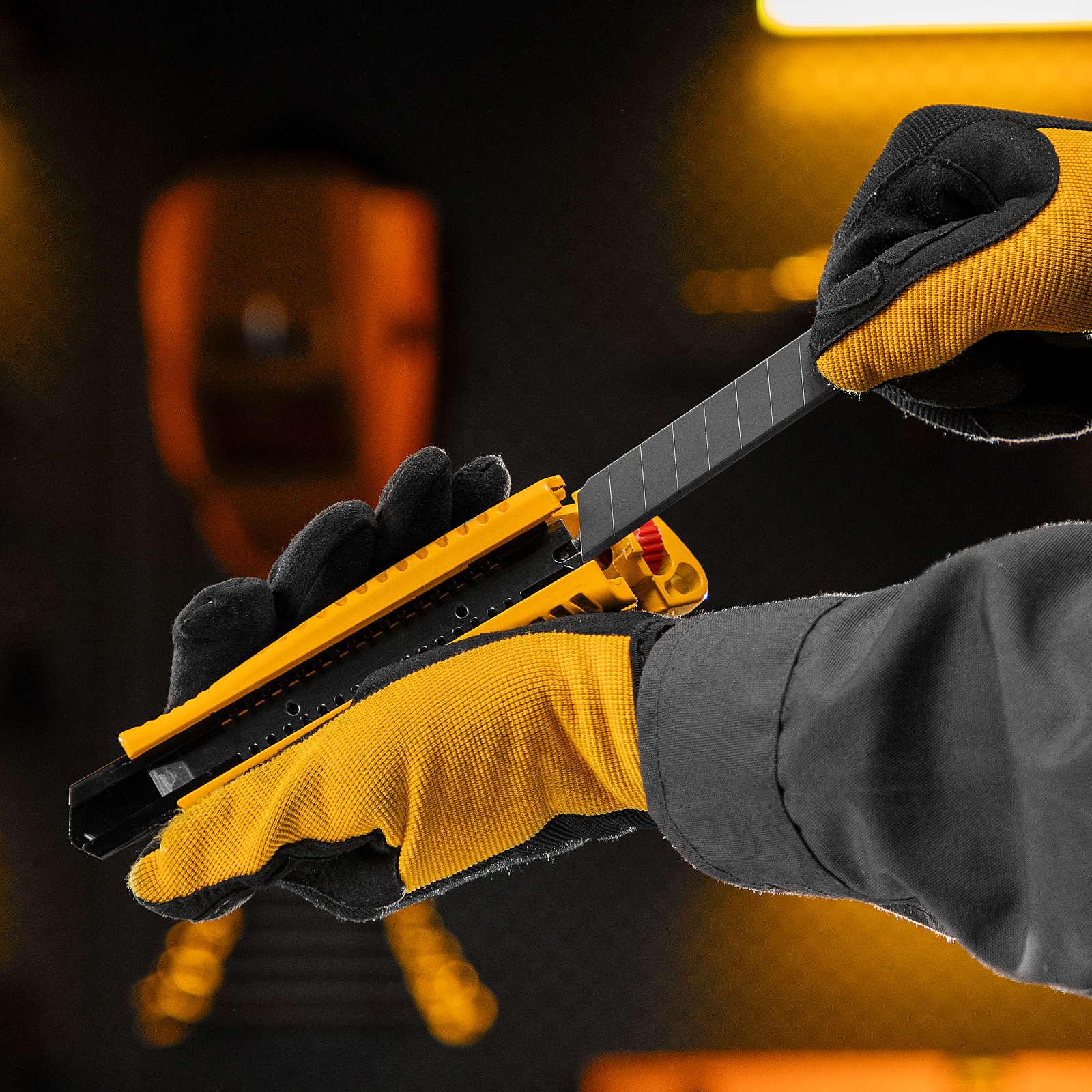 Лезвия, 18 мм, сталь SK5 - 0,6 мм, усиленные, 5 штук Denzel