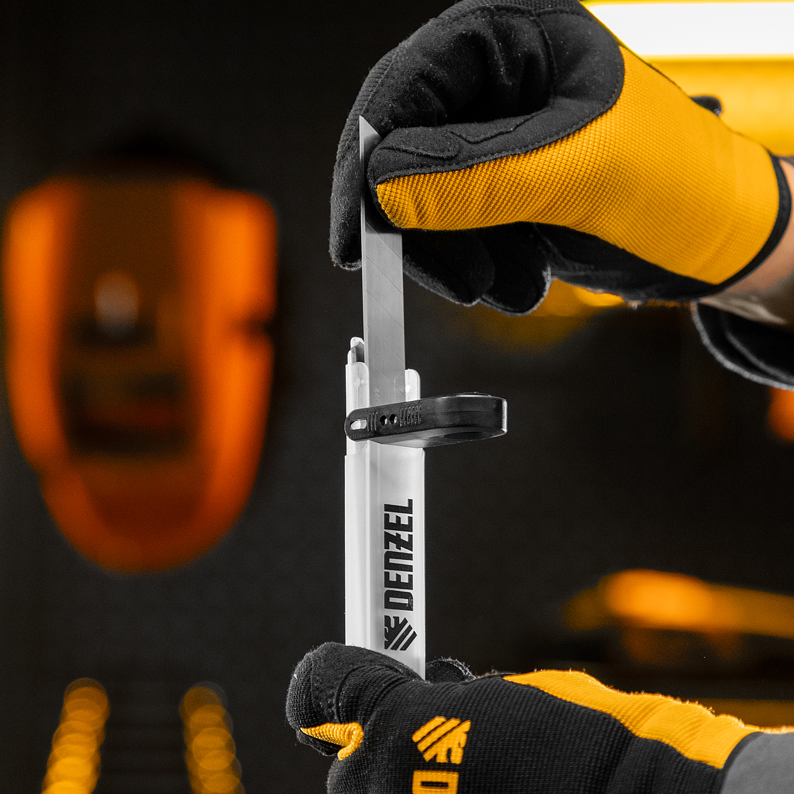 Лезвия, 18 мм, нерж. сталь 440, 0,5 мм, 5 штук Denzel