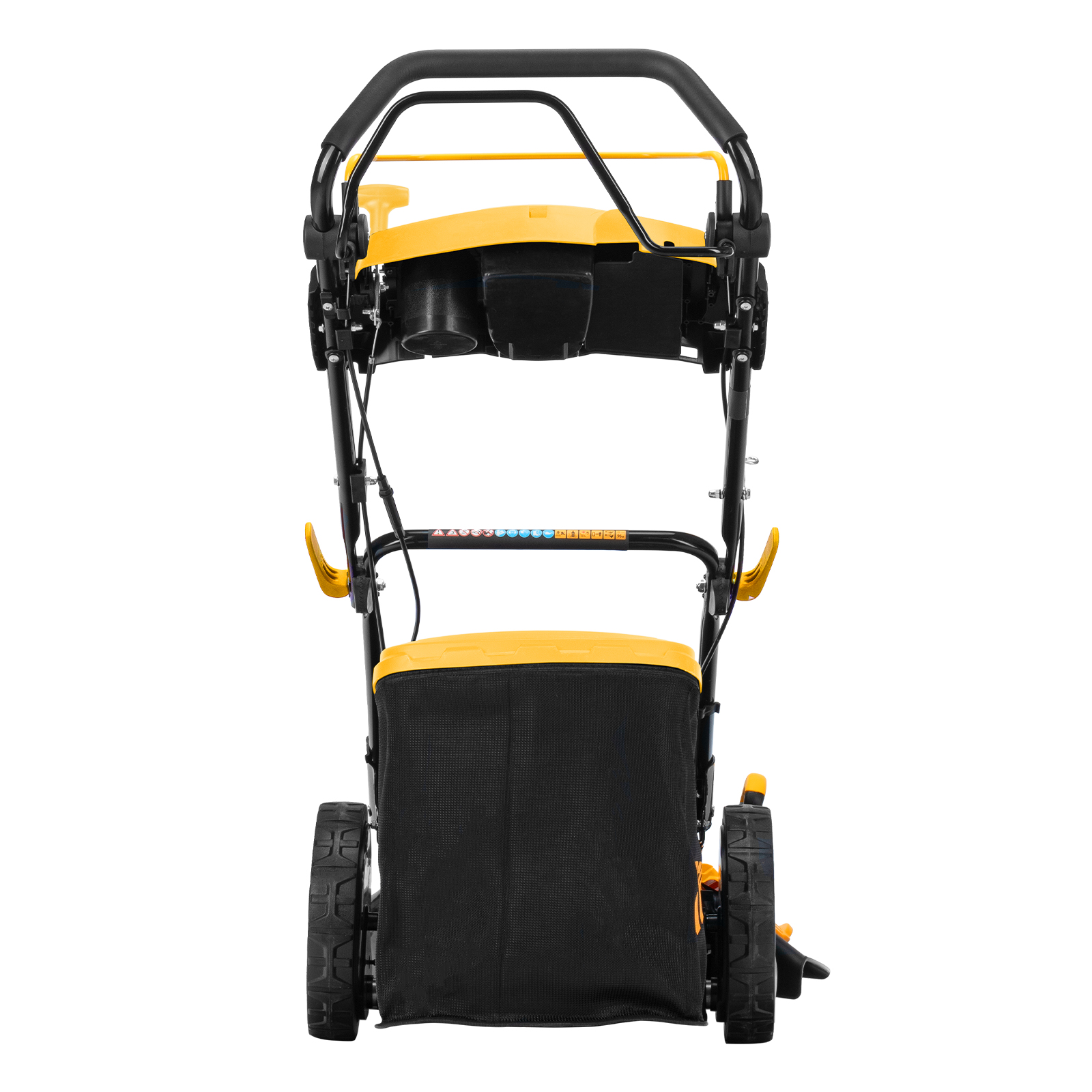 Бензиновая газонокосилка GLT-460SP-T, Trike 149 см3, 46 см, привод, панель, 60л Denzel