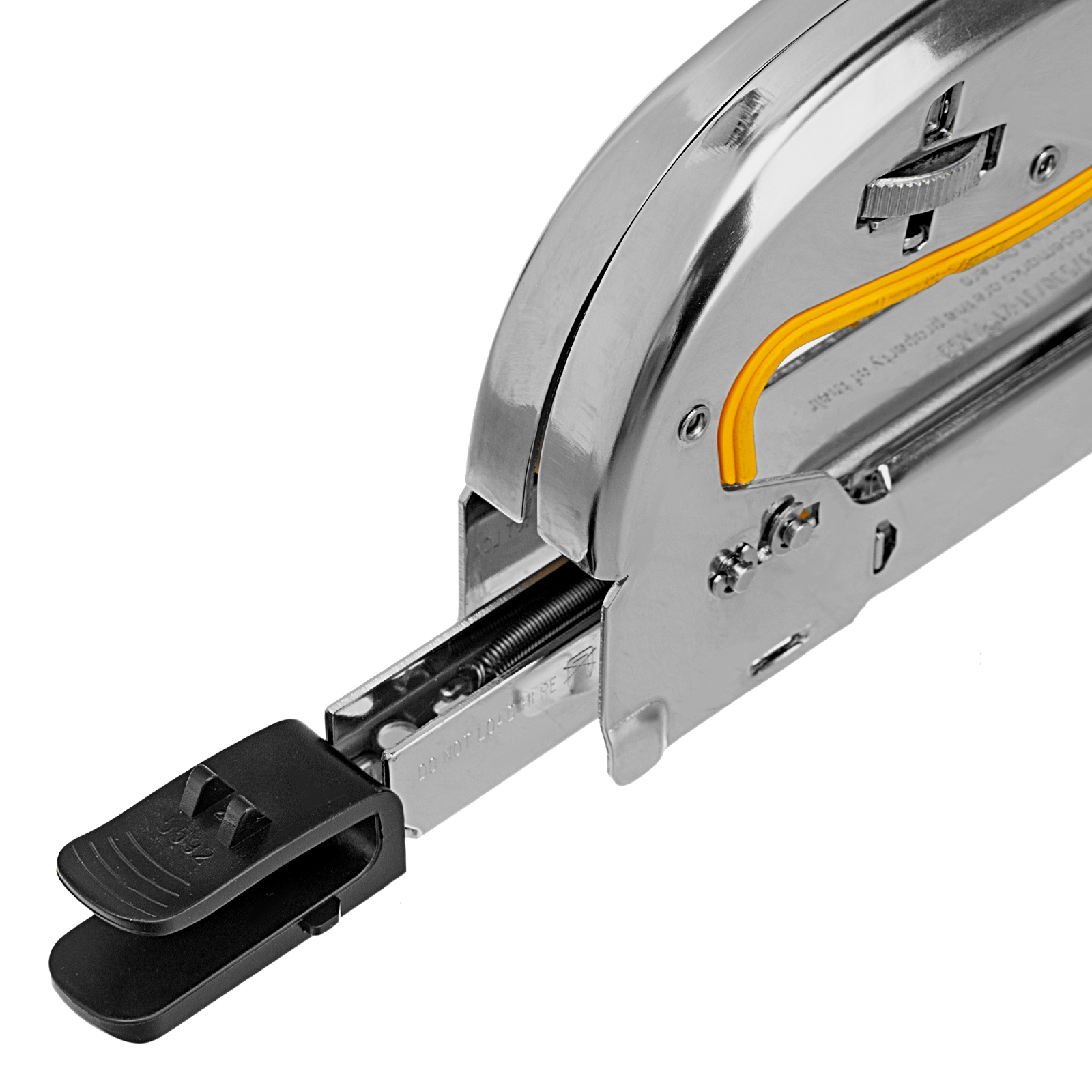 Степлер металл., скобы в комплекте, плавная регулировка удара, 2К рукоятка, тип 53, 4-14 мм Denzel