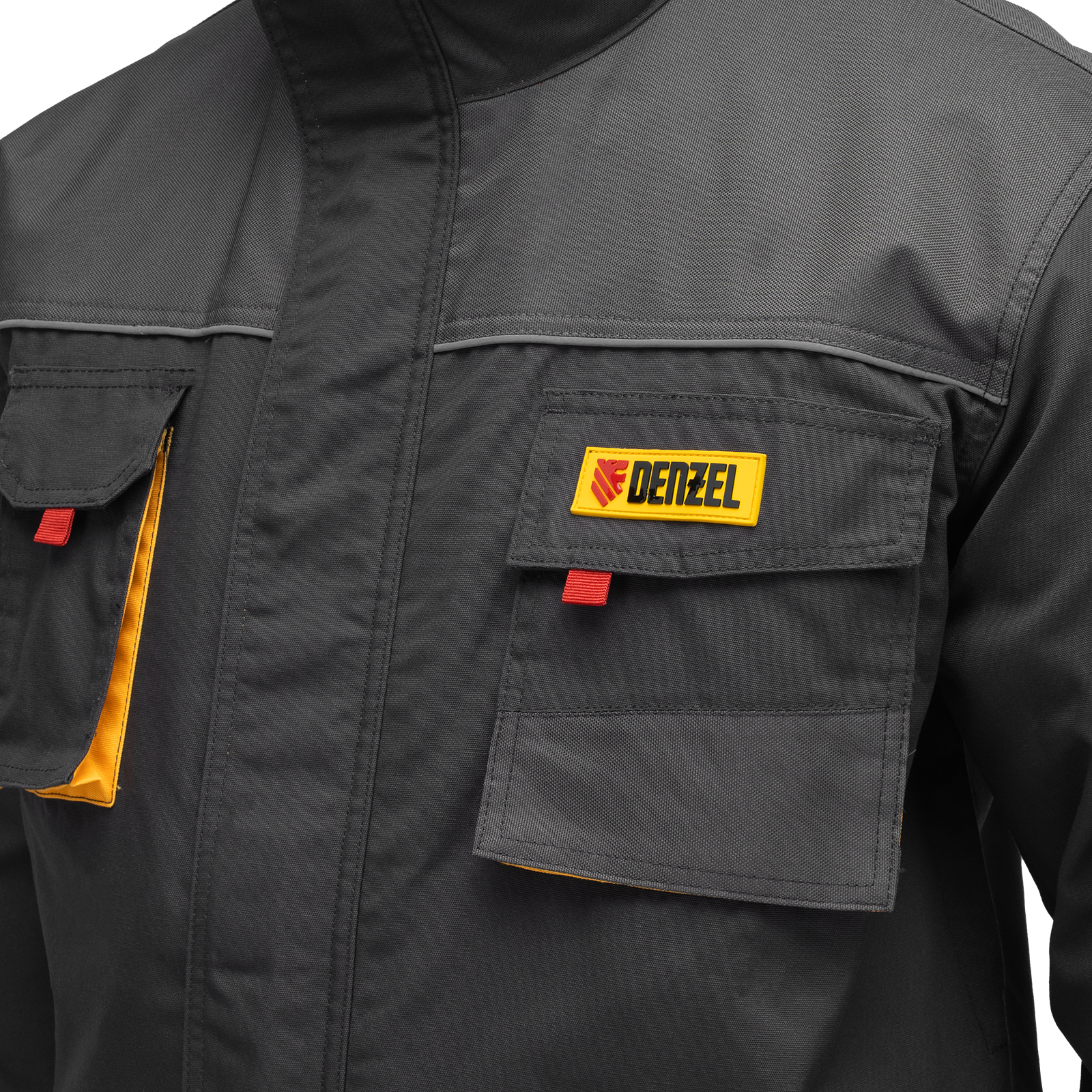 Куртка профессиональная рабочая, 65% полиэстер 35% хлопок, M Denzel