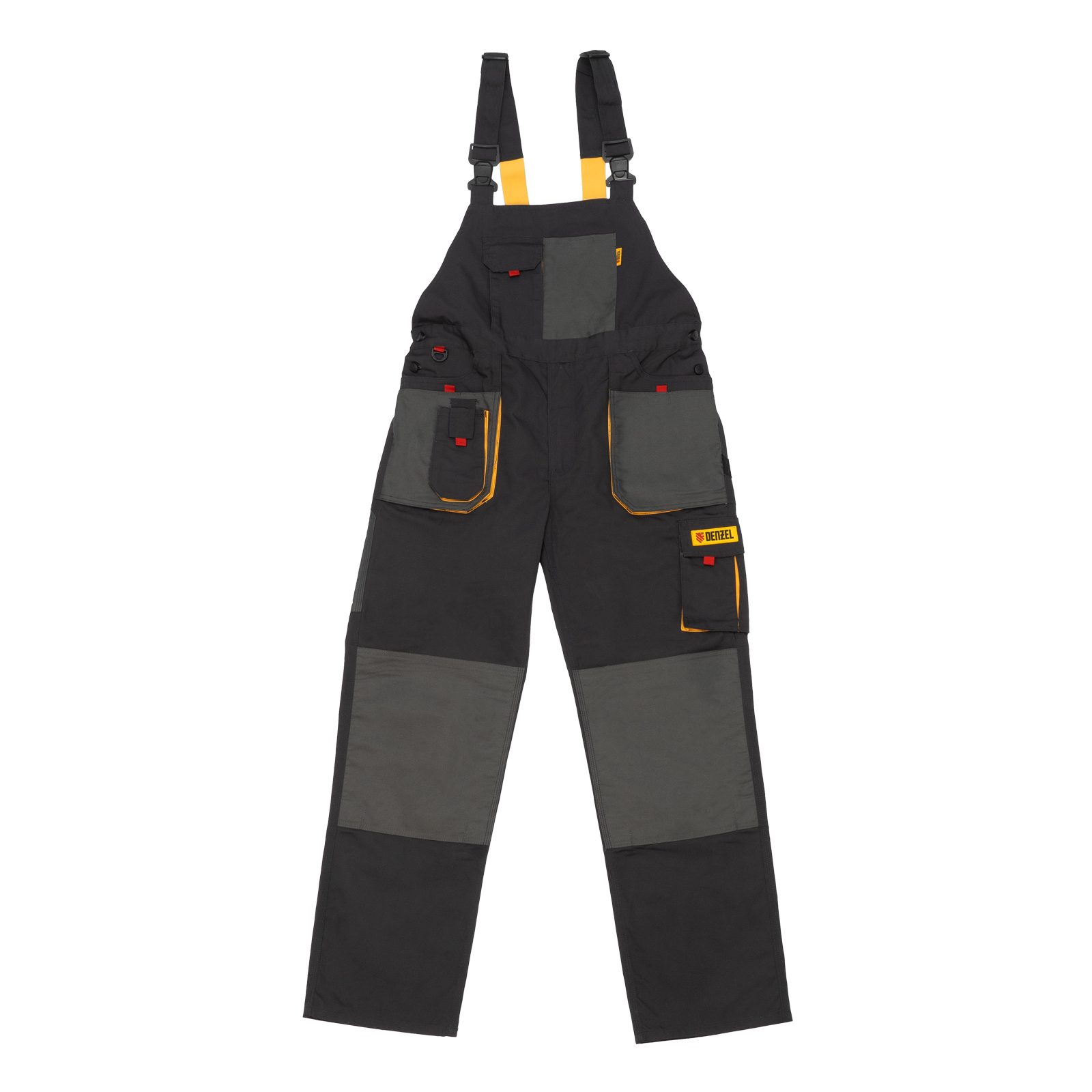 Полукомбинезон профессиональный рабочий, 65% полиэстер 35% хлопок, XL Denzel