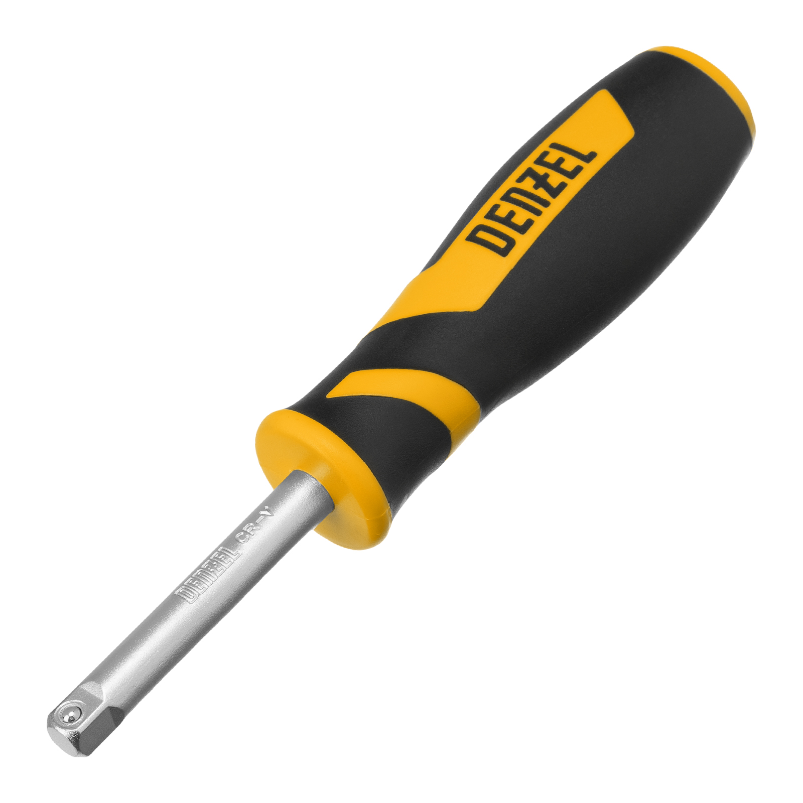 Набор инструментов, 1/2", 1/4", CrV, S2, пластиковый кейс, 64 предмета Denzel