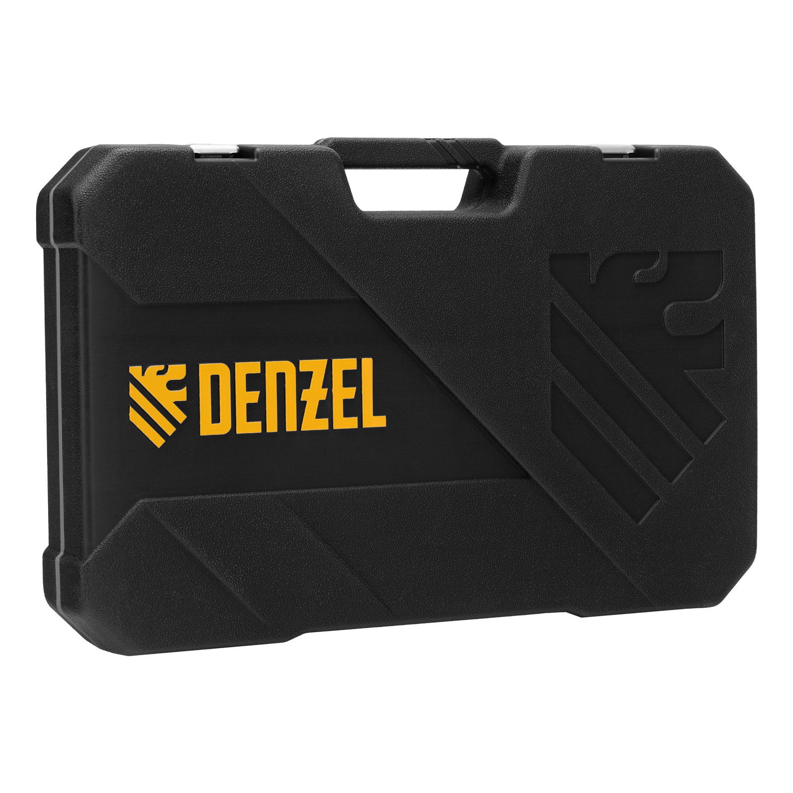 Набор инструментов, 1/2", 1/4", CrV, S2, пластиковый кейс, 100 предметов Denzel