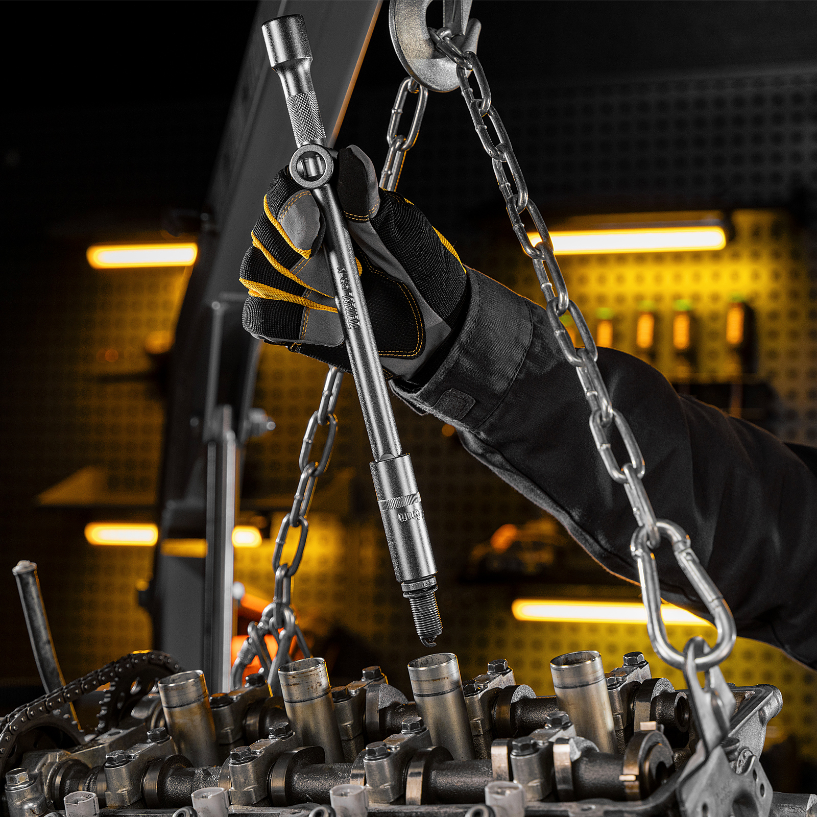 Набор инструментов, 1/2", 1/4", 3/8", CrV, S2, пластиковый кейс, 144 предмета Denzel