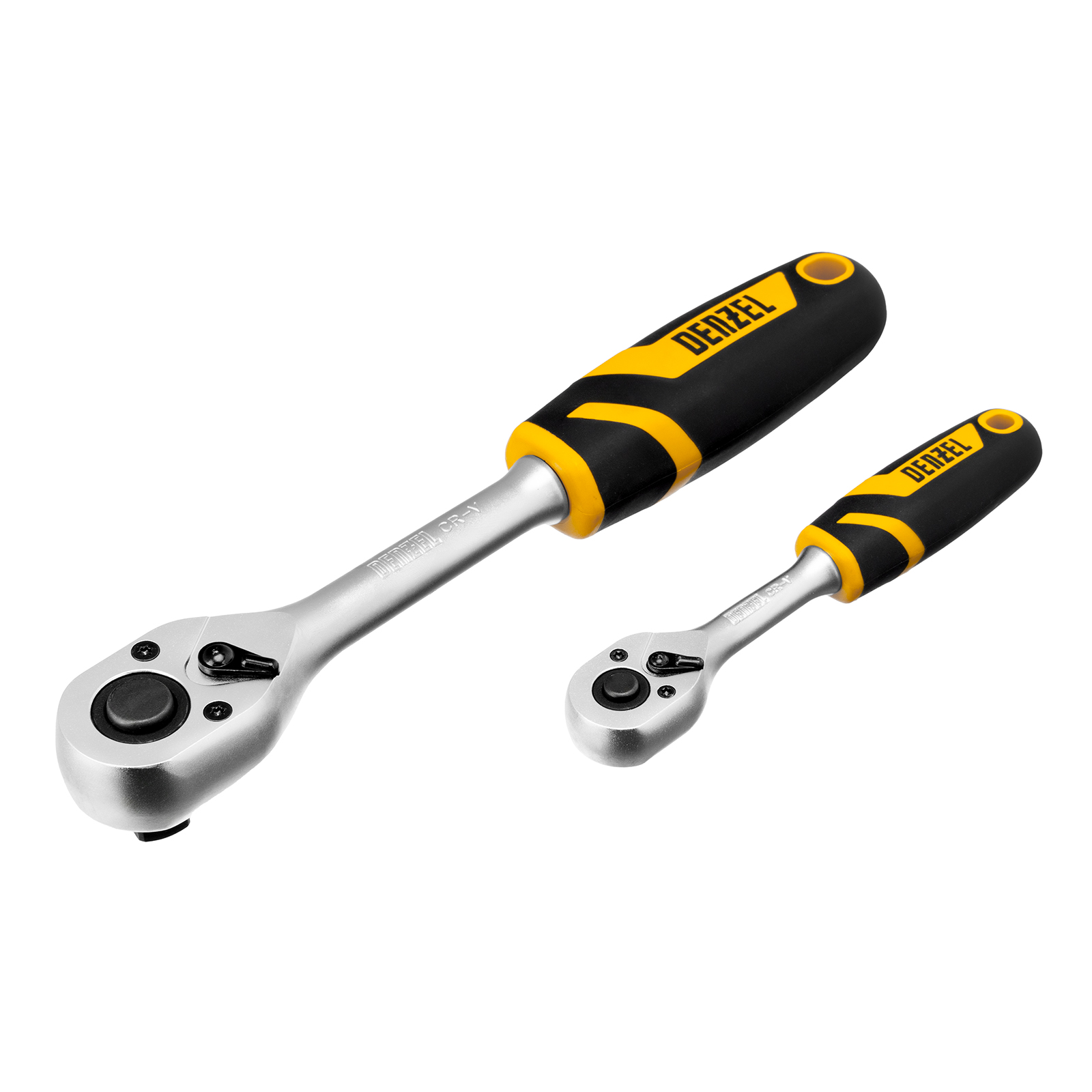 Набор инструментов, 1/2", 1/4", CrV, S2, пластиковый кейс, 82 предмета Denzel